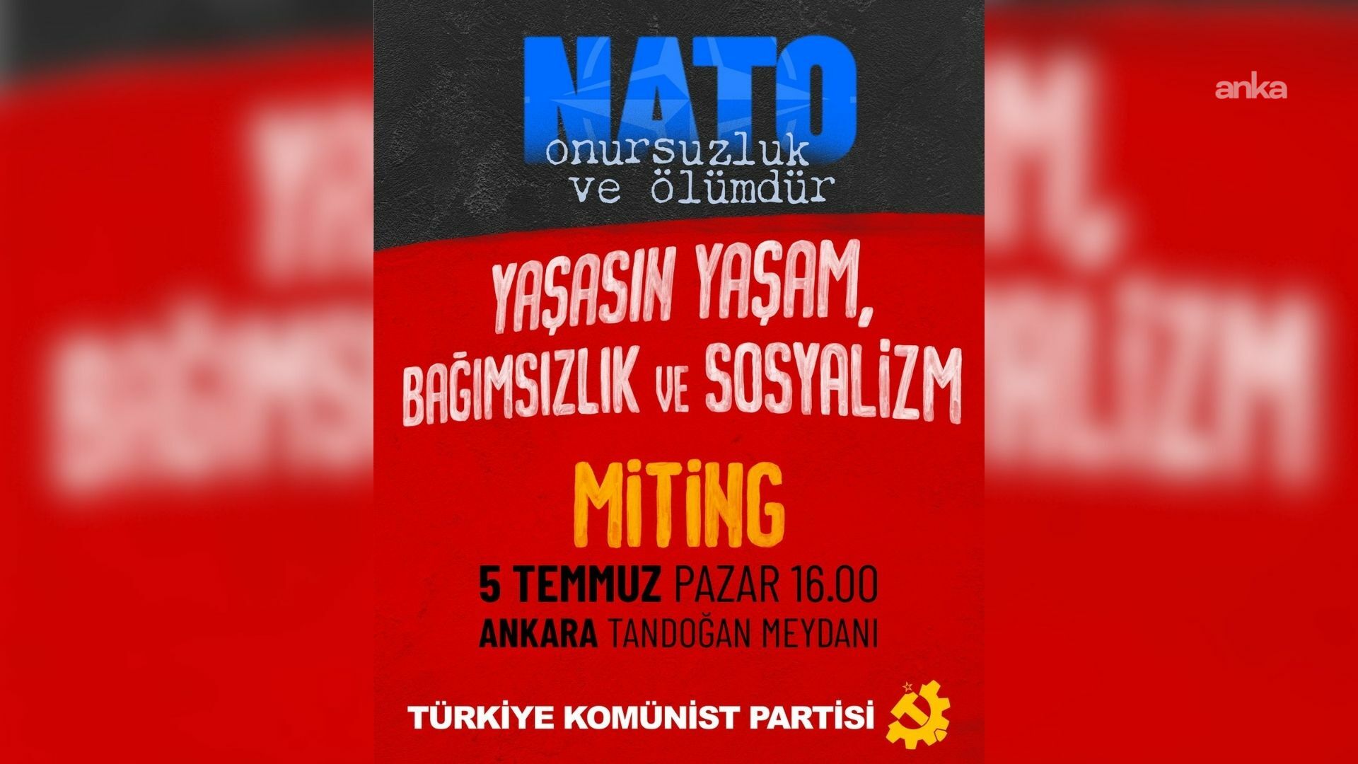 TKP'den NATO Zirvesi dolayısıyla uygulanacak tedbirlere tepki