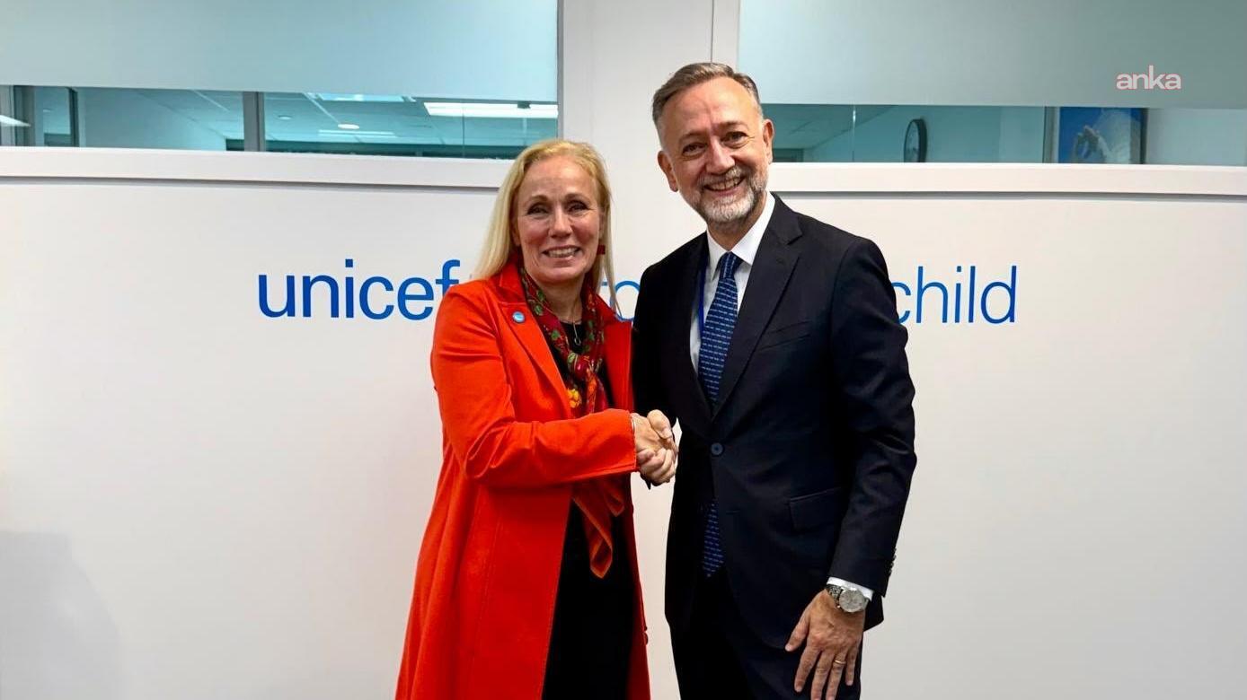 Dışişleri Bakan Yardımcısı Gümrükçü, UNICEF Ortaklıklardan Sorumlu İcra Direktör Yardımcısı van der Heijden ile görüştü