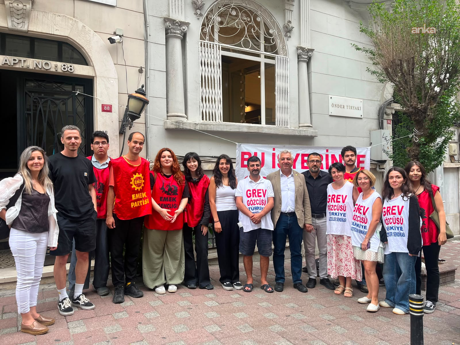 EMEP Genel Başkanı Aslan'dan AFP Türkiye grevine destek