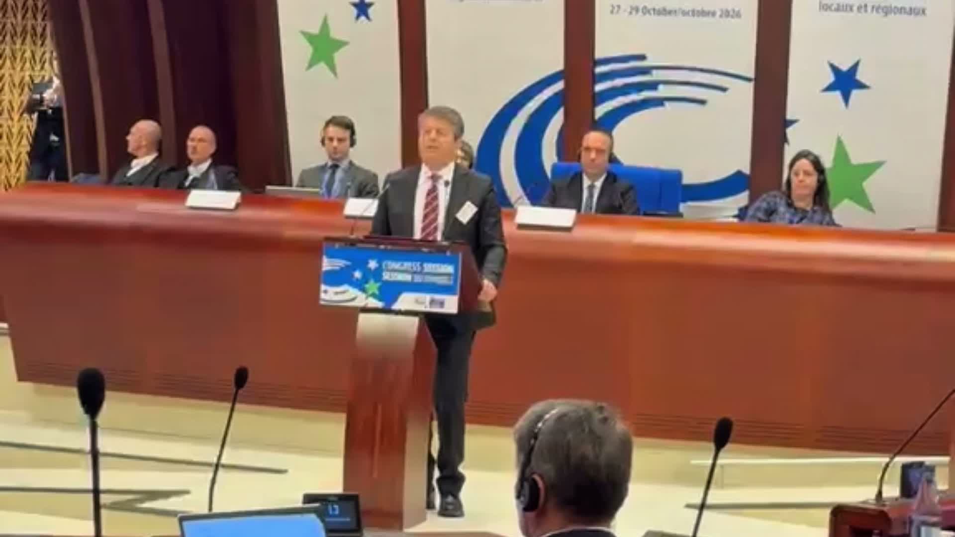 Adıyaman Belediye Başkanı Tutdere’den, Avrupa Konseyi’nde "afet finansmanı" çağrısı