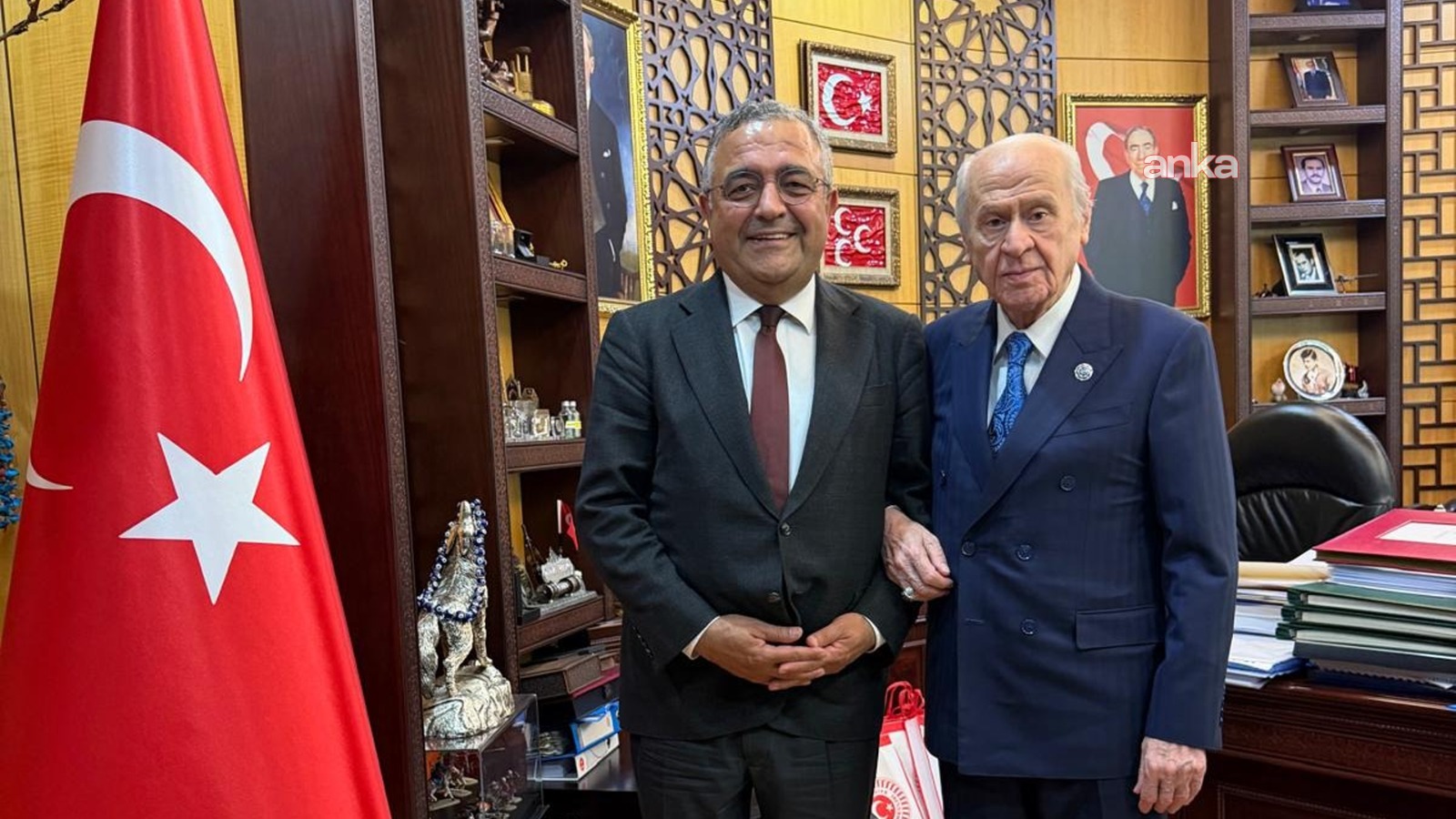 CHP'li Sezgin Tanrıkulu'dan Devlet Bahçeli'ye teşekkür ziyareti
