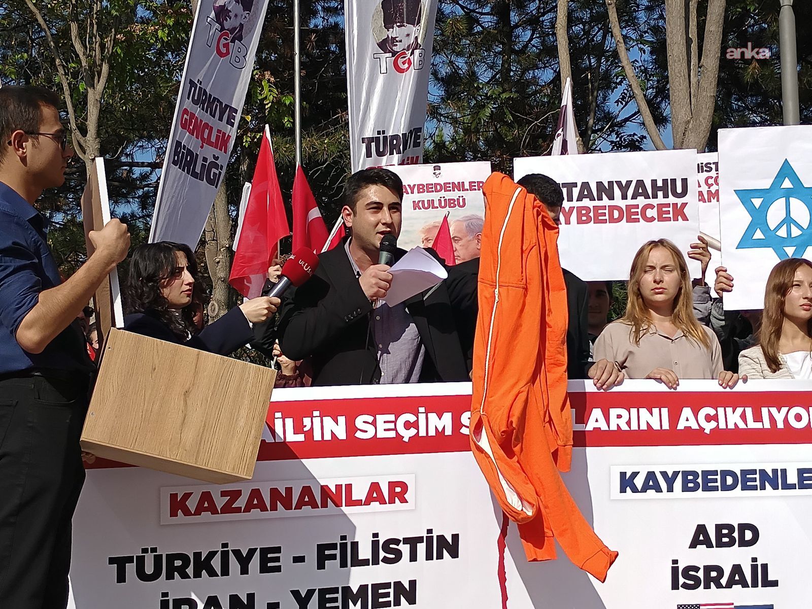 TGB’den Ankara’da İsrail protestosu: "Netanyahu kaybedecek ve yargılanacak"