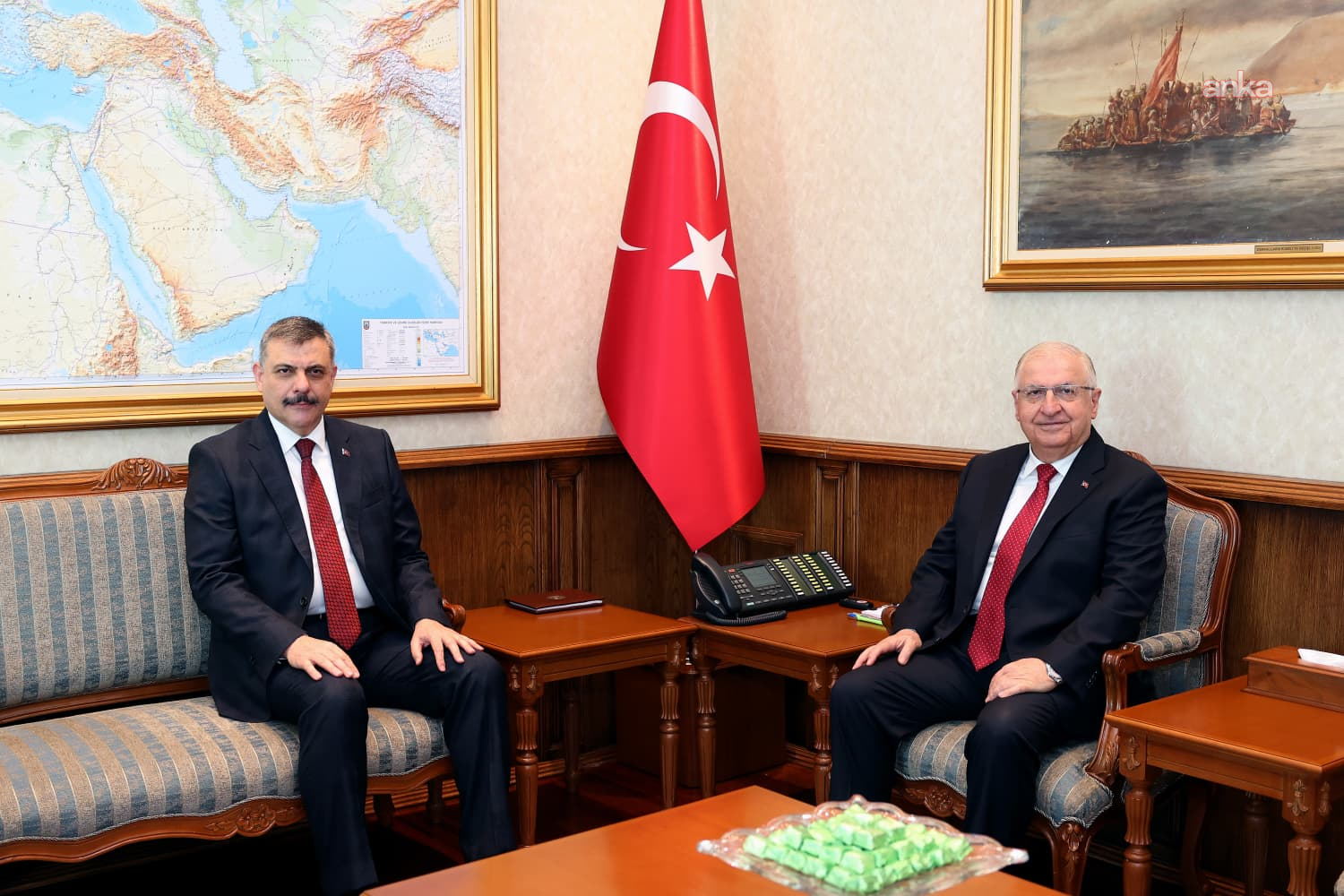 Milli Savunma Bakanı Güler, İçişleri Bakanı Çiftçi ile görüştü