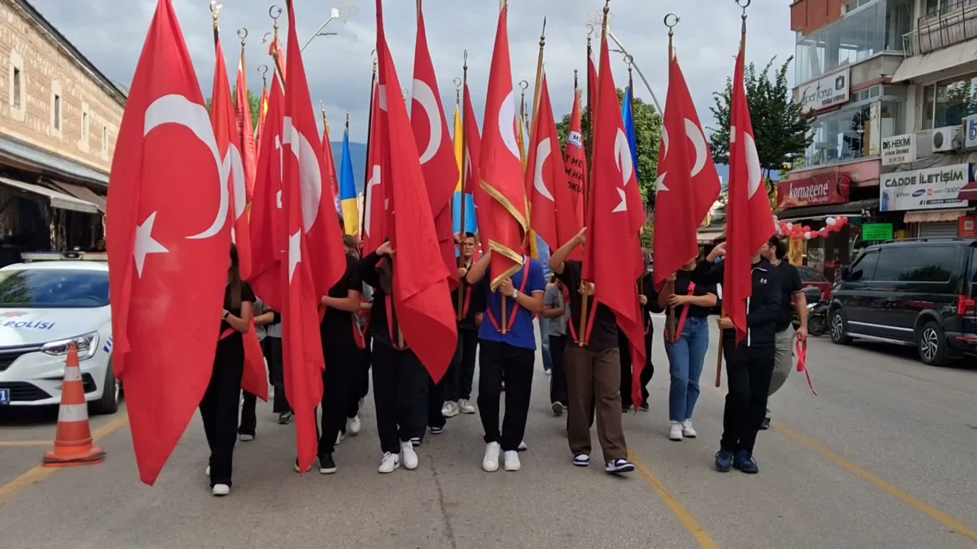 Tokat'ta 19 Eylül Gaziler Günü dolayısıyla yürüyüş düzenlendi