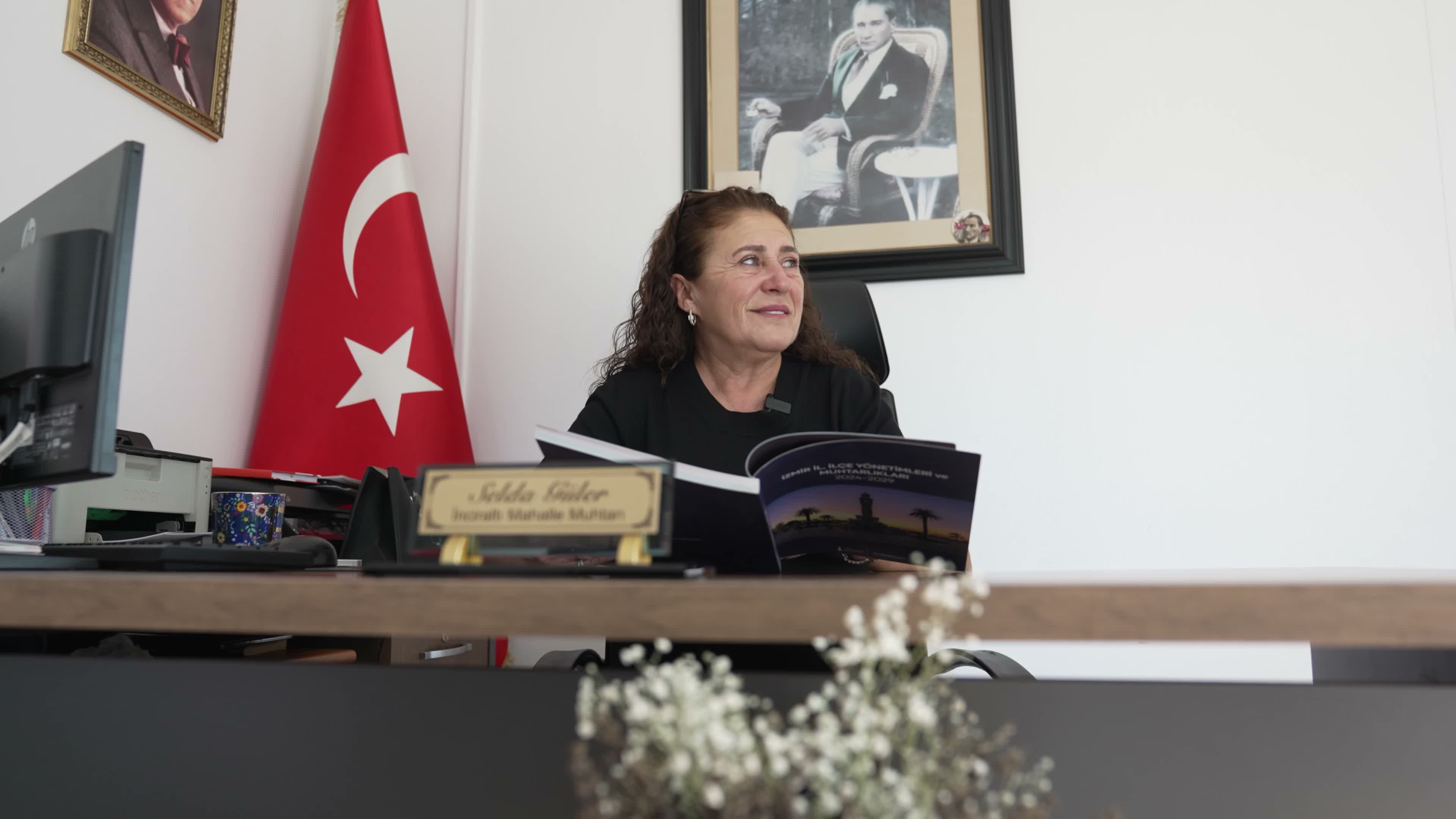 İzmir’de muhtarların günü de emeği de unutulmadı