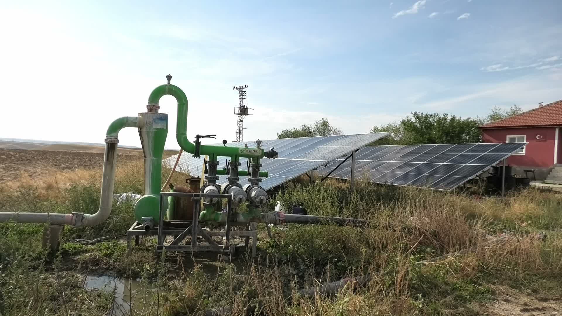 Yozgat'ta tarımsal sulamada kullanılan güneş paneli için çiftçiye para cezası