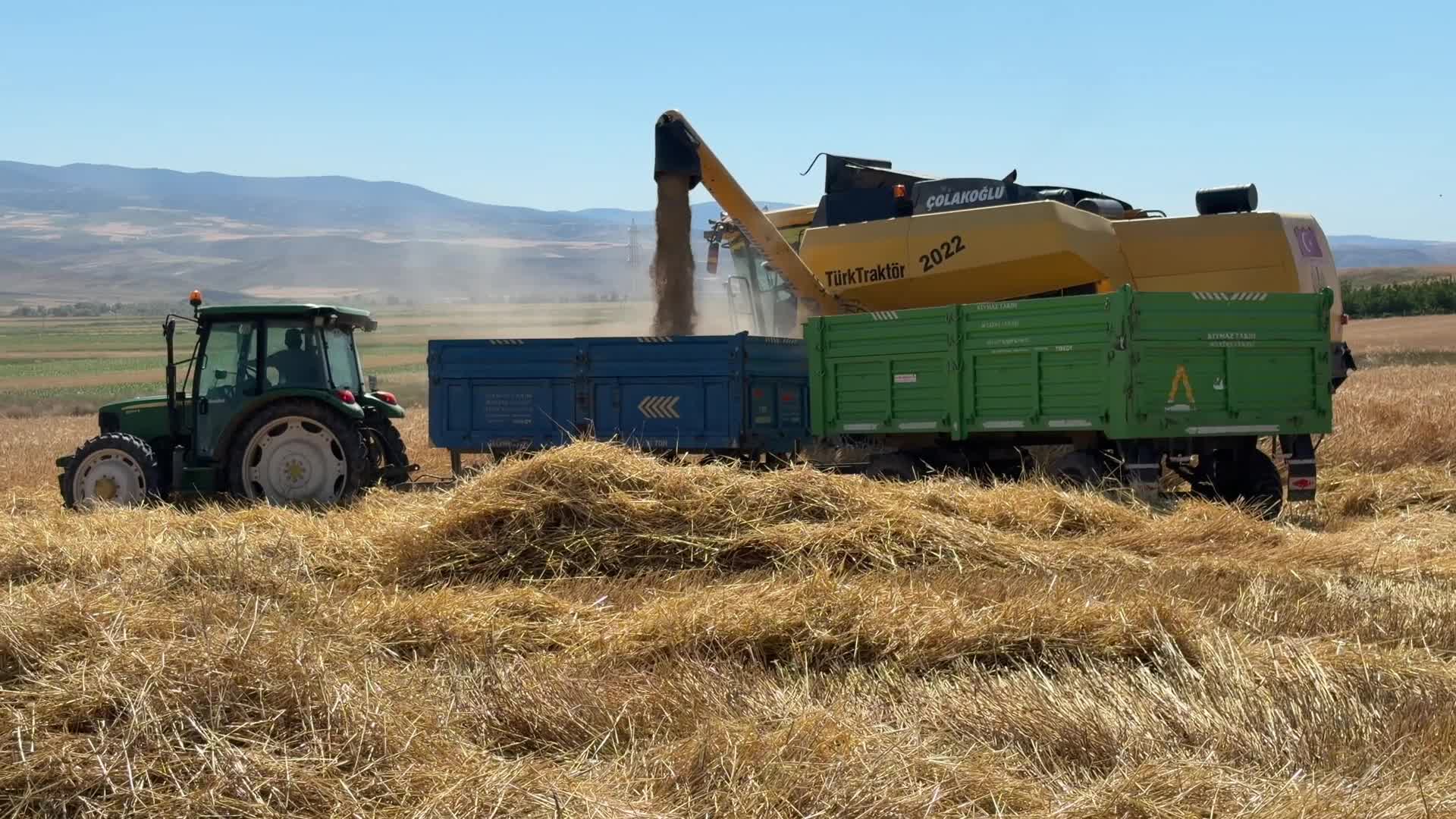 Yozgat’ta arpa hasadı başladı… Çiftçiler, fiyatların düşük olmasından dert yandı