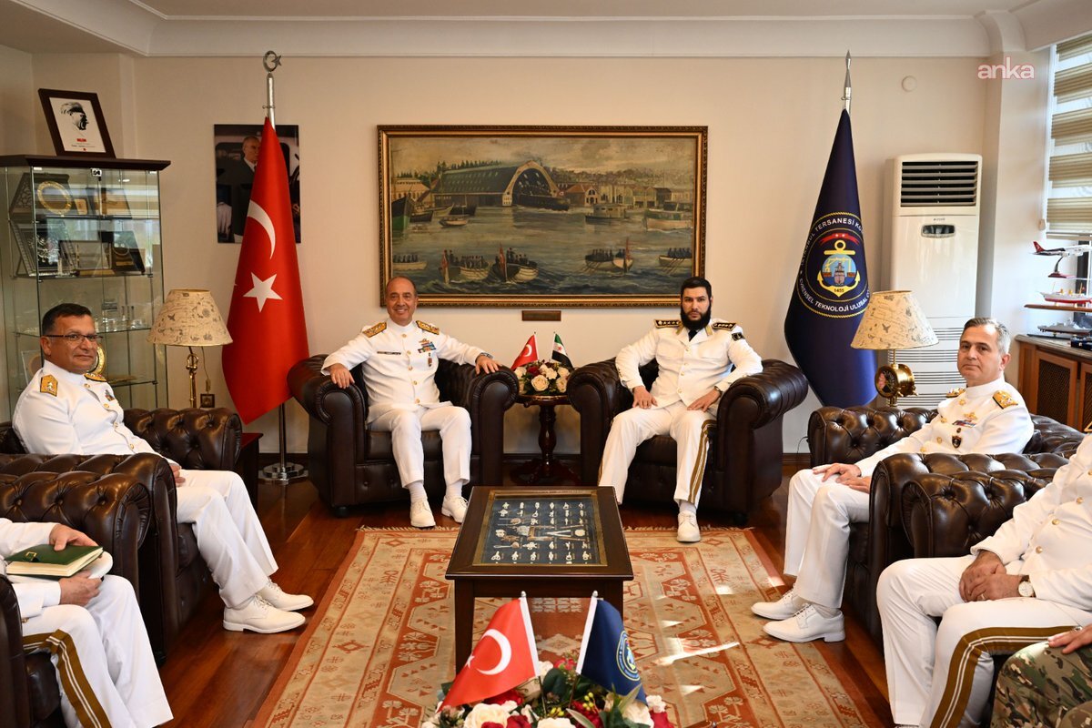 Suriye Deniz Kuvvetleri Komutanı Muhammed El Suud, Türkiye’de incelemelerde bulundu