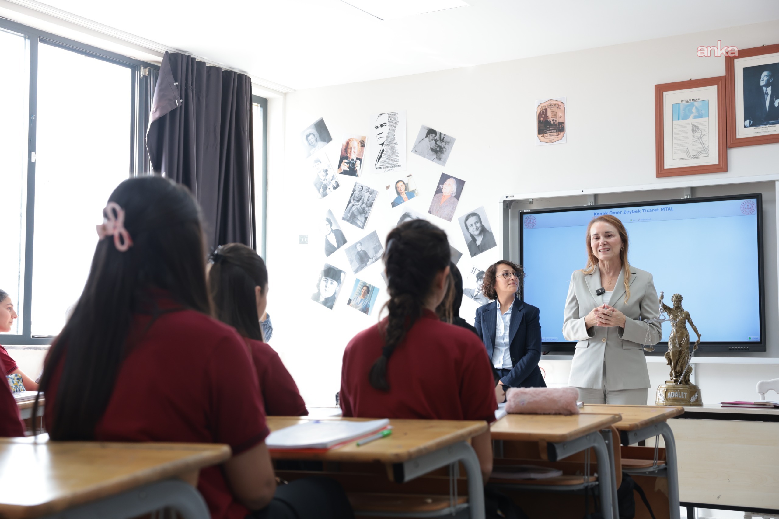 Başkan Mutlu, okul ziyaretlerini sürdürüyor