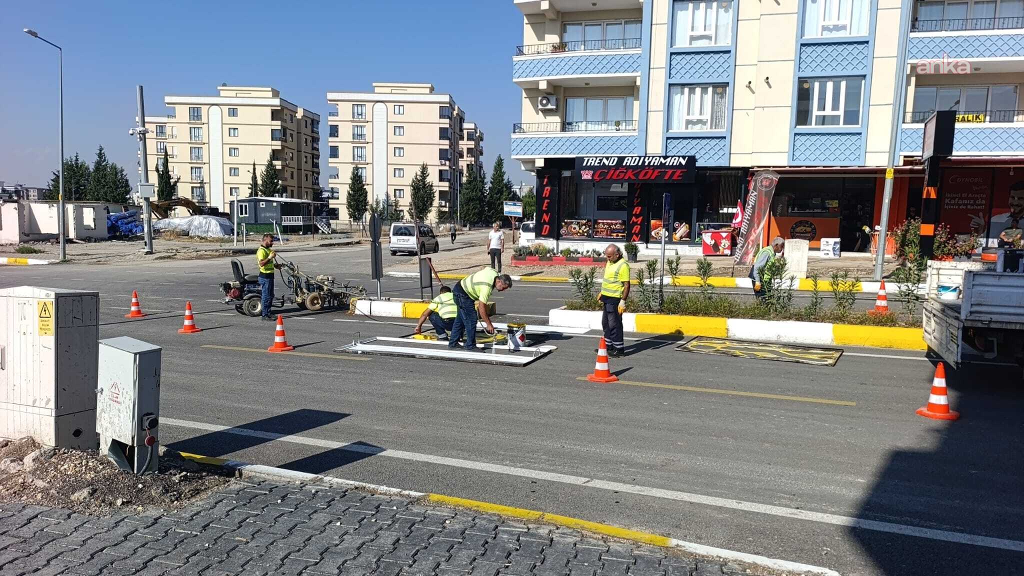 Adıyaman Belediyesi, sürücü ve yayalar için daha güvenli bir ulaşım ortamı oluşturuyor