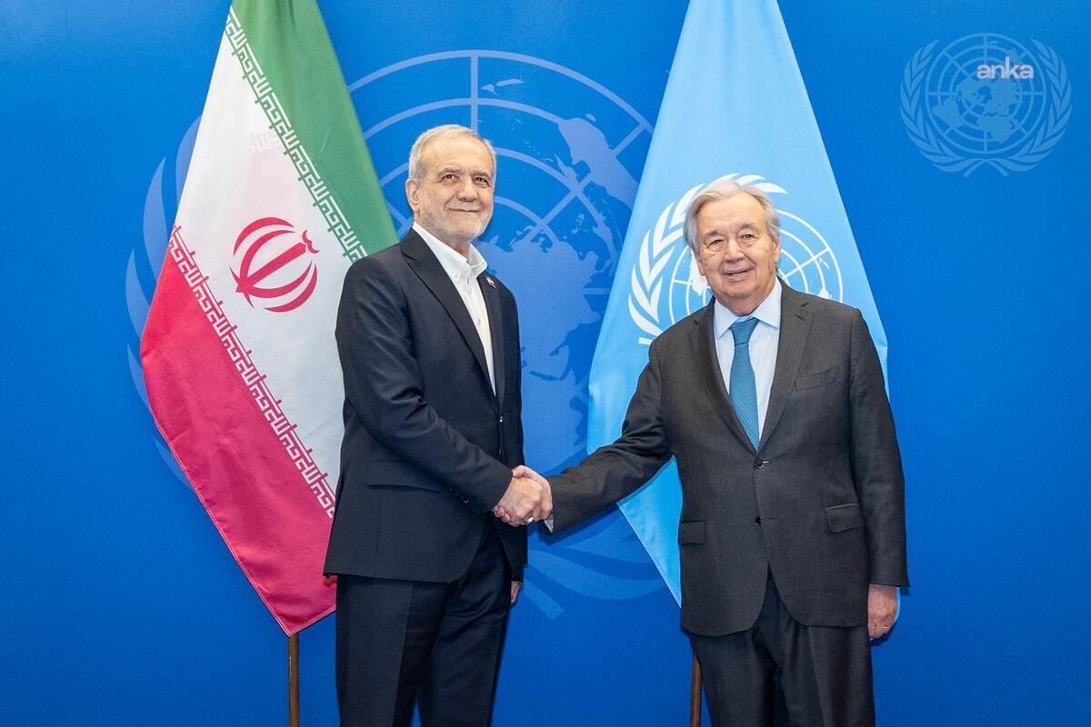 BM Genel Sekreteri Guterres’ten İran Cumhurbaşkanı Pezeşkiyan’a diyalog çağrısı