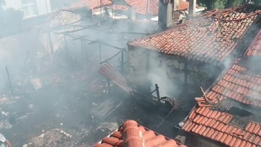 Muğla'da ev yangını can aldı