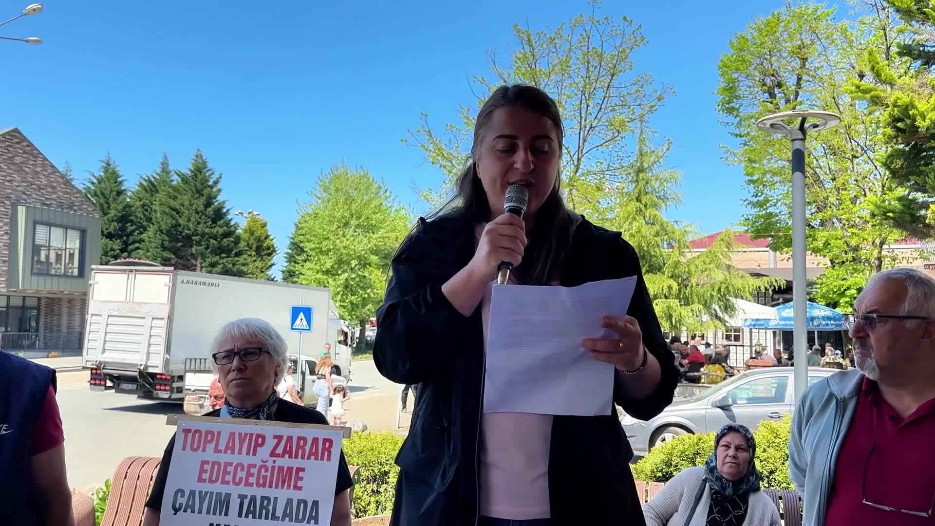 Rize'de çay üreticilerinden yaş çay fiyatı protestosu: 45 liranın altındaki fiyatı kabul etmiyoruz