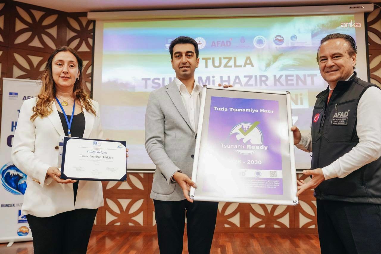 Tuzla’ya UNESCO tarafından "Tsunamiye Hazır Kent" sertifikası verildi
