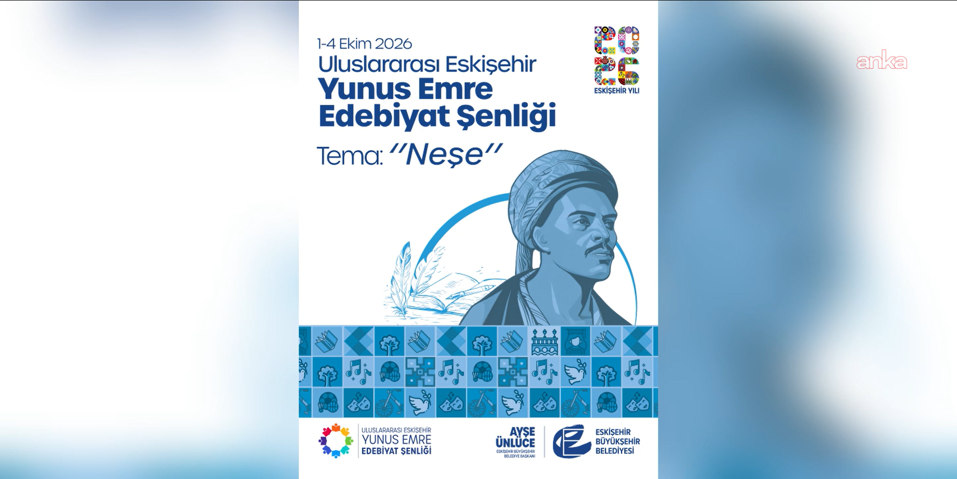 "Eskişehir Yunus Emre Edebiyat Şenliği" yarın başlıyor