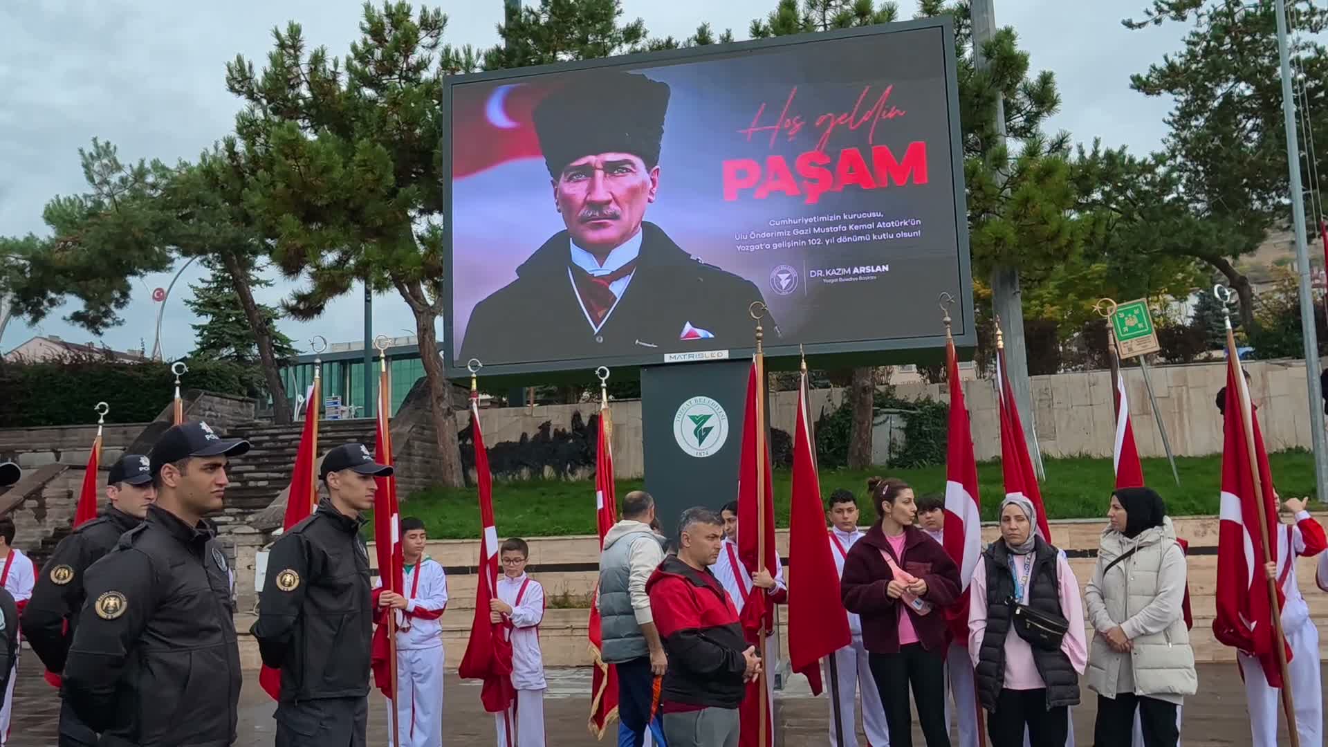 Gazi Mustafa Kemal Atatürk'ün Yozgat'a gelişinin 102'nci yıl dönümü törenlerle kutlandı