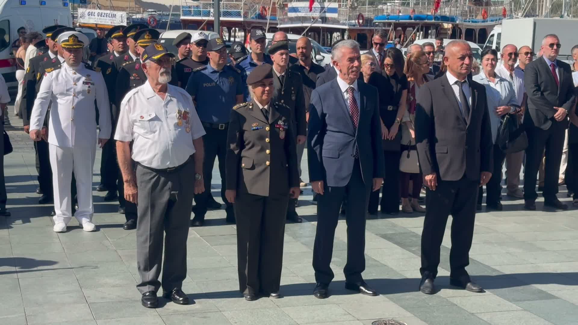 Bodrum’da 19 Eylül Gaziler Günü törenle kutlandı