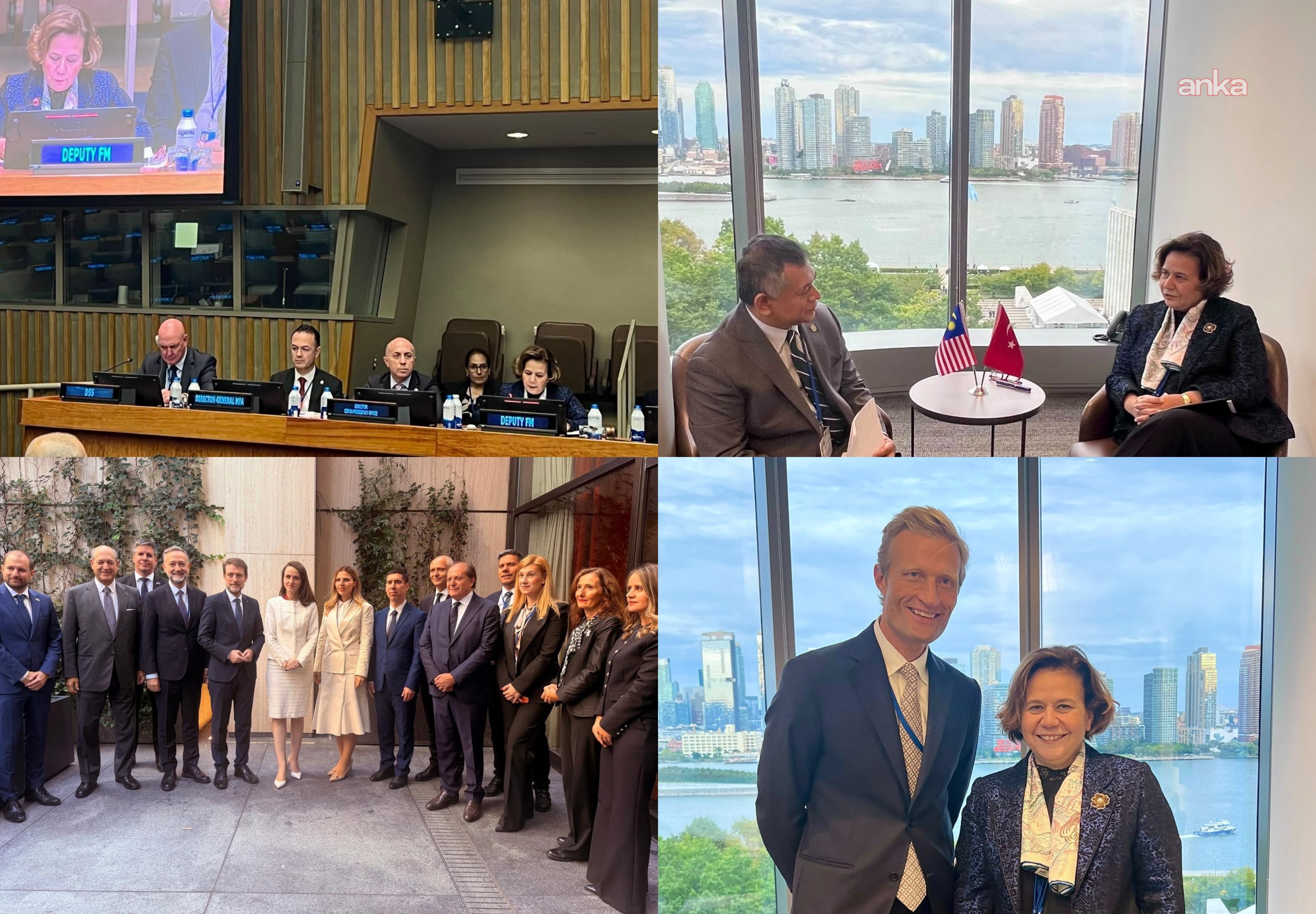 Dışişleri Bakan Yardımcıları New York'ta temaslarda bulundu