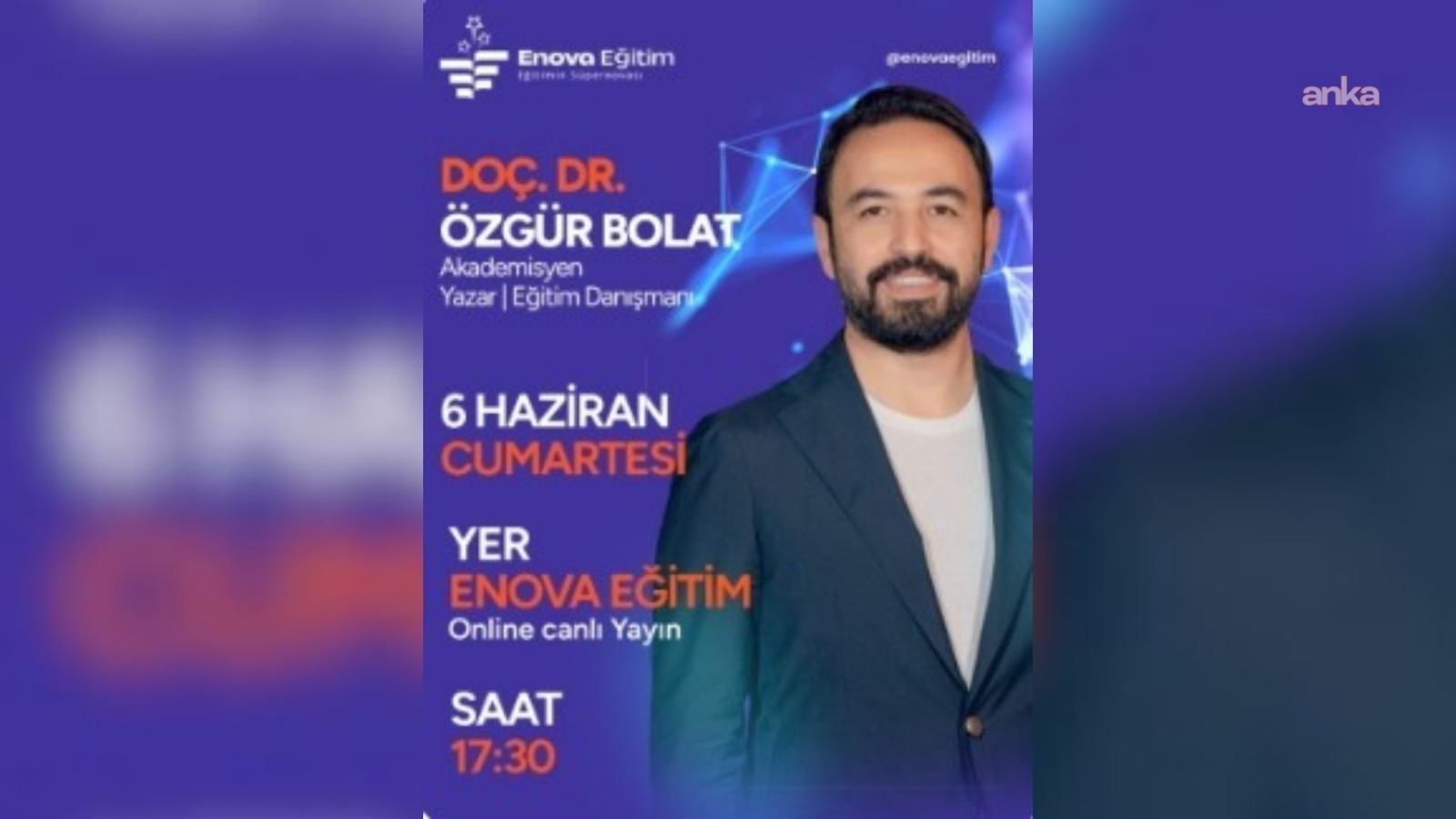 Akademisyen ve eğitim danışmanı Doç. Dr. Özgür Bolat, Enova Eğitim’de öğrencilerle buluşuyor