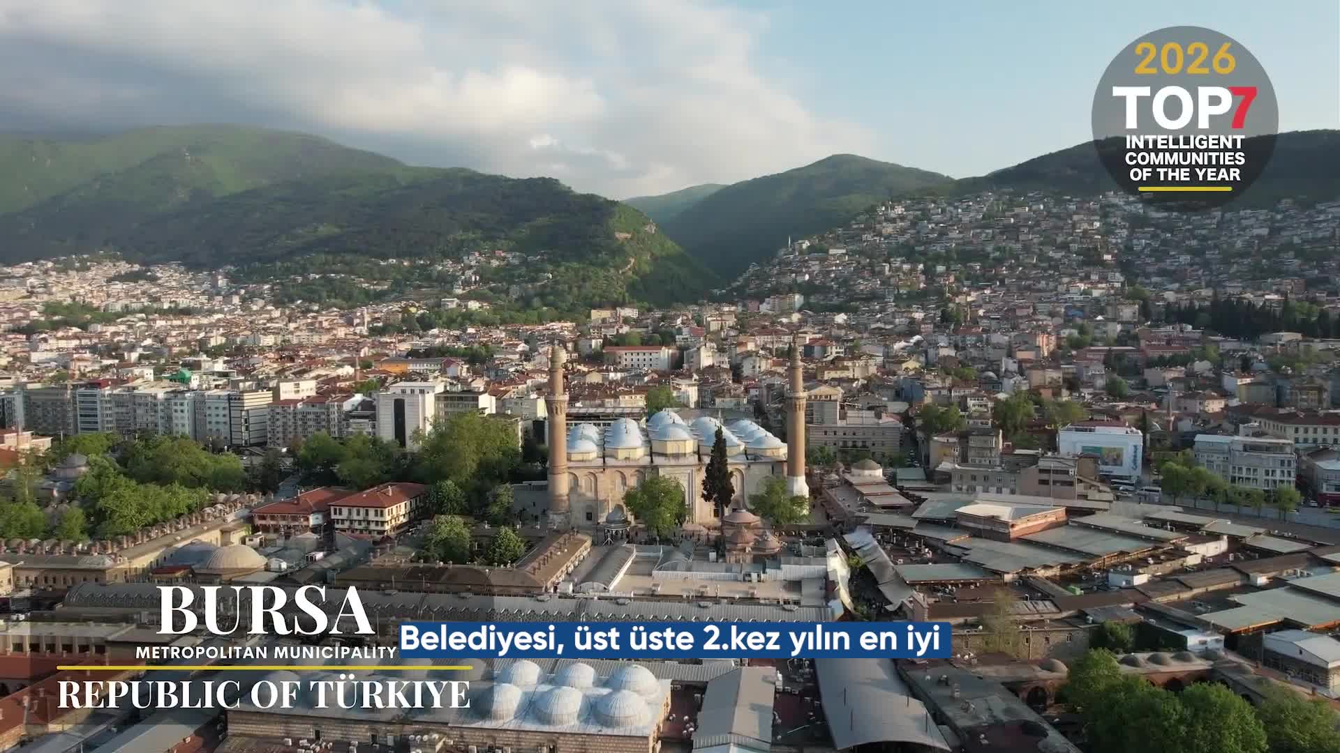 Bursa, yeniden dünyanın en akıllı 7 şehri arasında