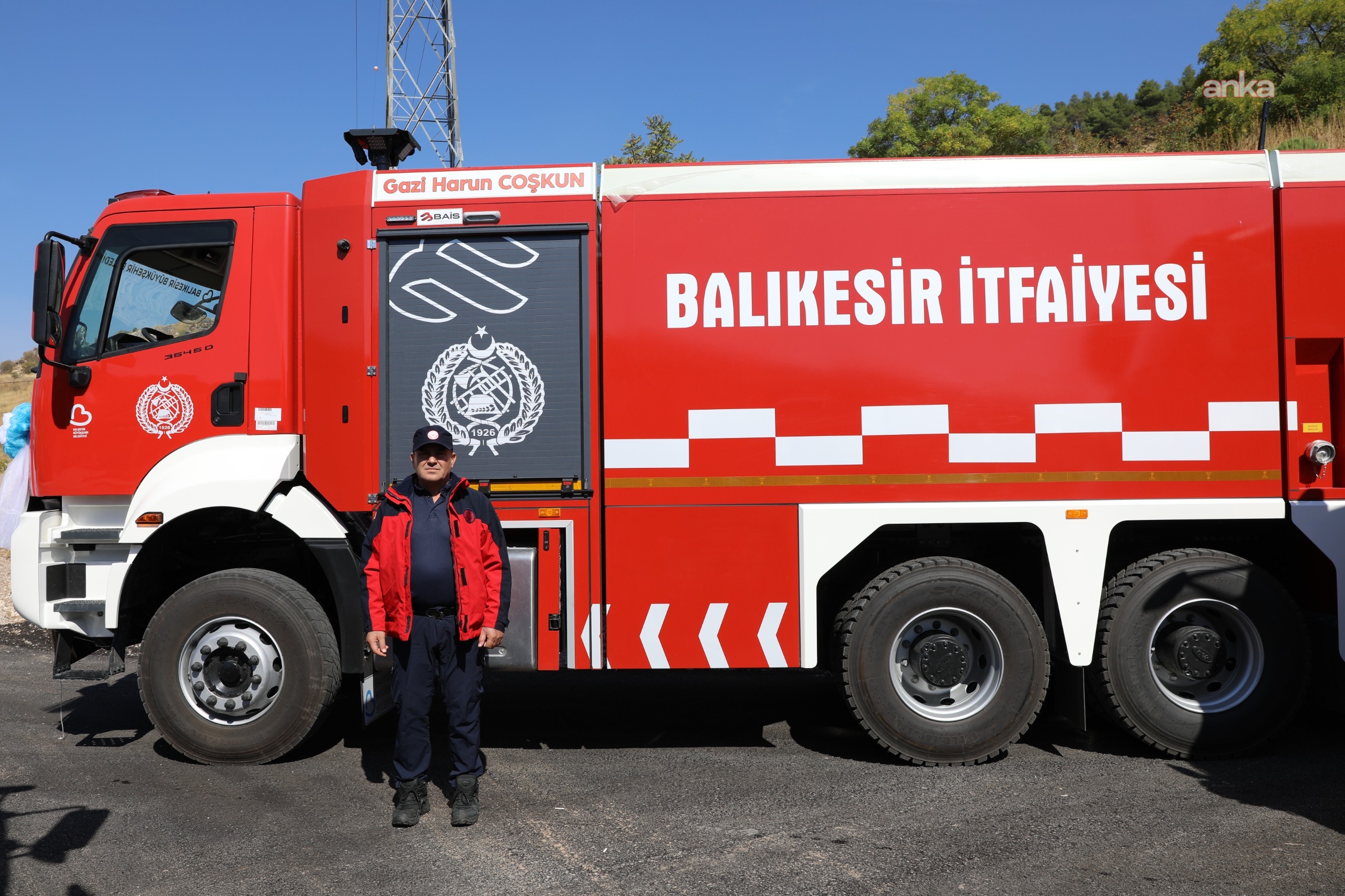 Balıkesir'de itfaiye araçları şehit ve gazilerin isimlerini taşıyacak