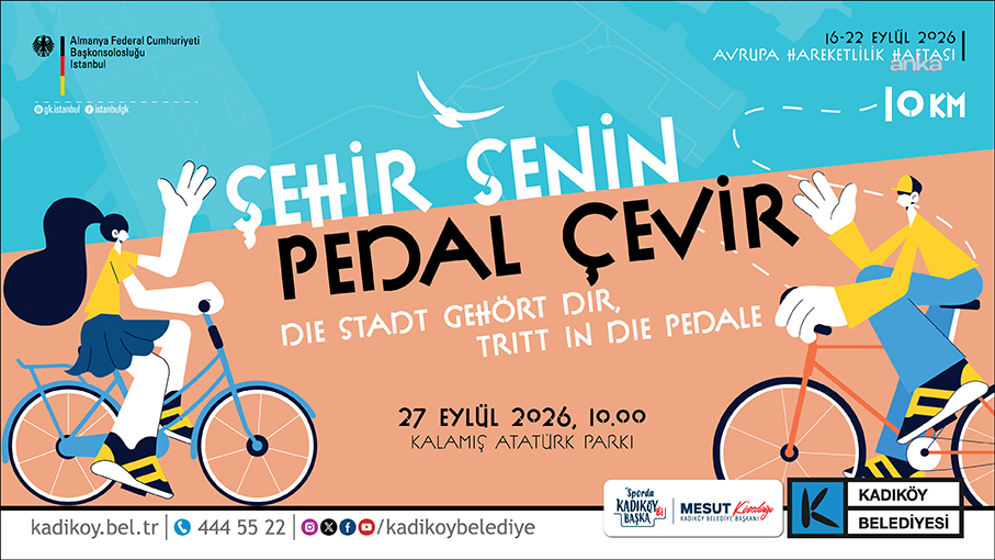 Kadıköy’de “Şehir Senin, Pedal Çevir” etkinliği