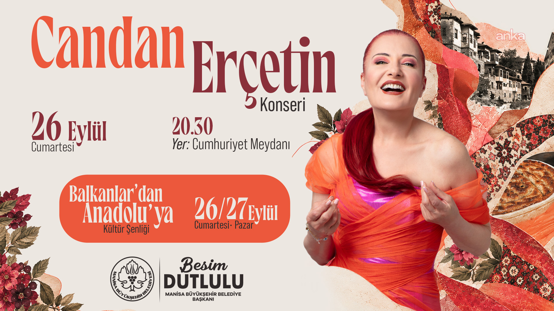 Candan Erçetin, Manisalılarla buluşacak