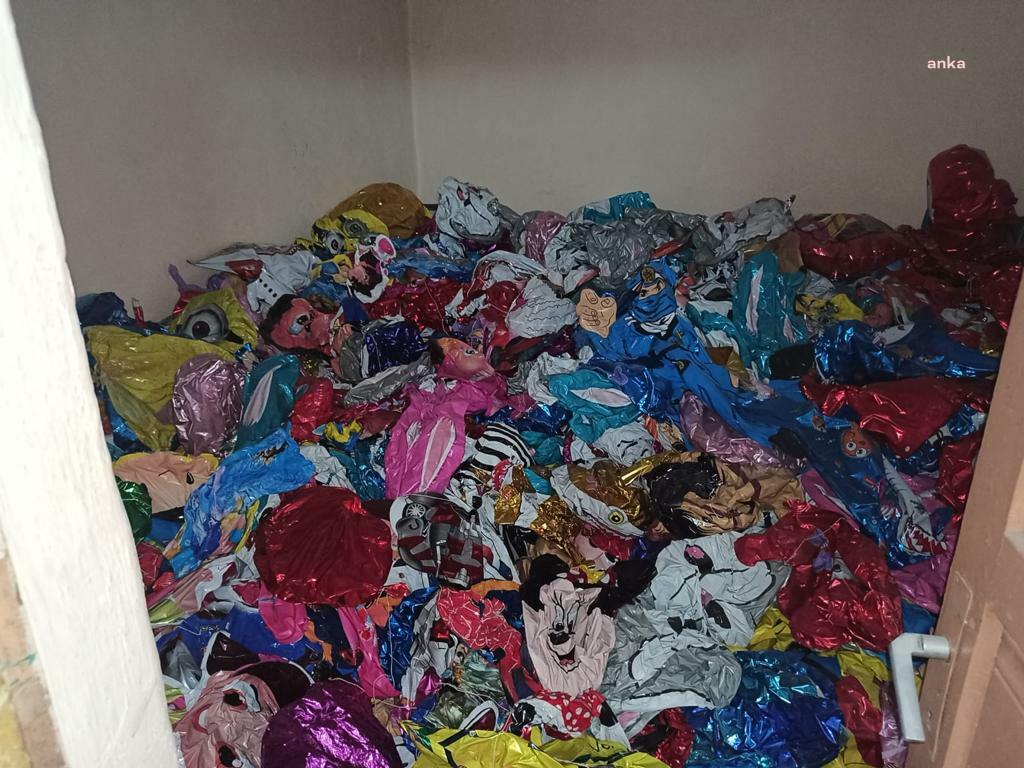 ODUNPAZARI ZABITASI'NDAN ‘MERDİVEN ALTI UÇAN BALON ÜRETİMİNE’ BASKIN
