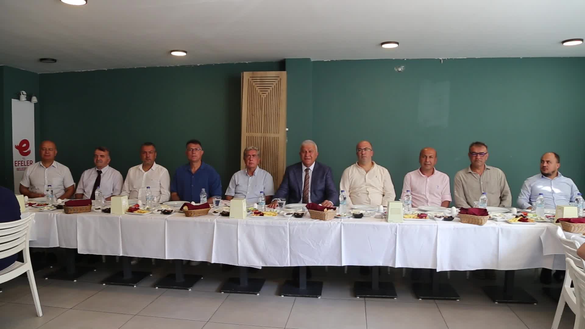 EFELER BELEDİYE BAŞKANI ATAY, AYDIN FUTBOLUNUN TEMSİLCİLERİ İLE BULUŞTU