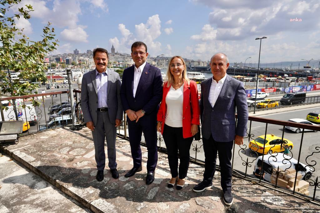 ATAKUM BELEDİYE BAŞKANI DEVECİ, İBB BAŞKANI İMAMOĞLU İLE BULUŞTU
