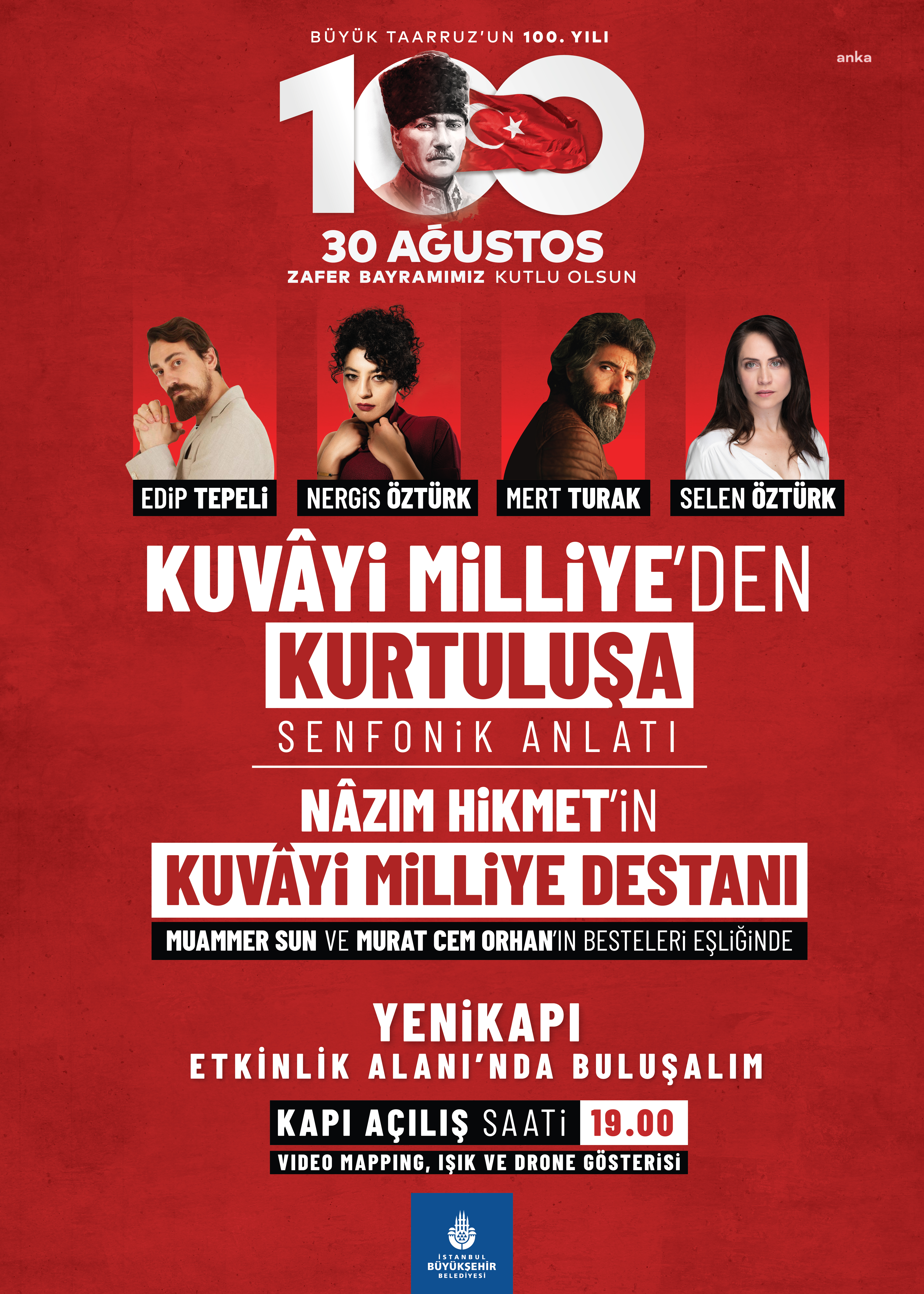 İBB’DEN BÜYÜK ZAFER'İN 100. YILA ÖZEL SENFONİK GECE