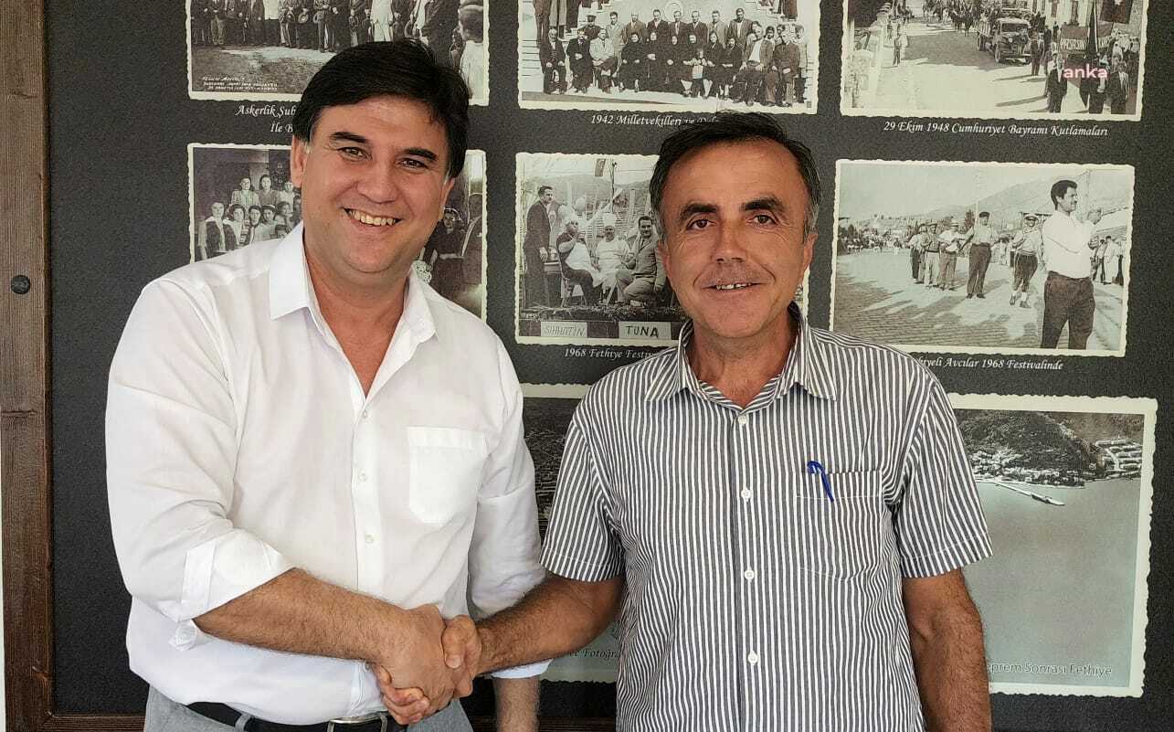 KIZILBEL MUHTARI'NDAN BAŞKAN KARACA’YA TEŞEKKÜR ZİYARETİ