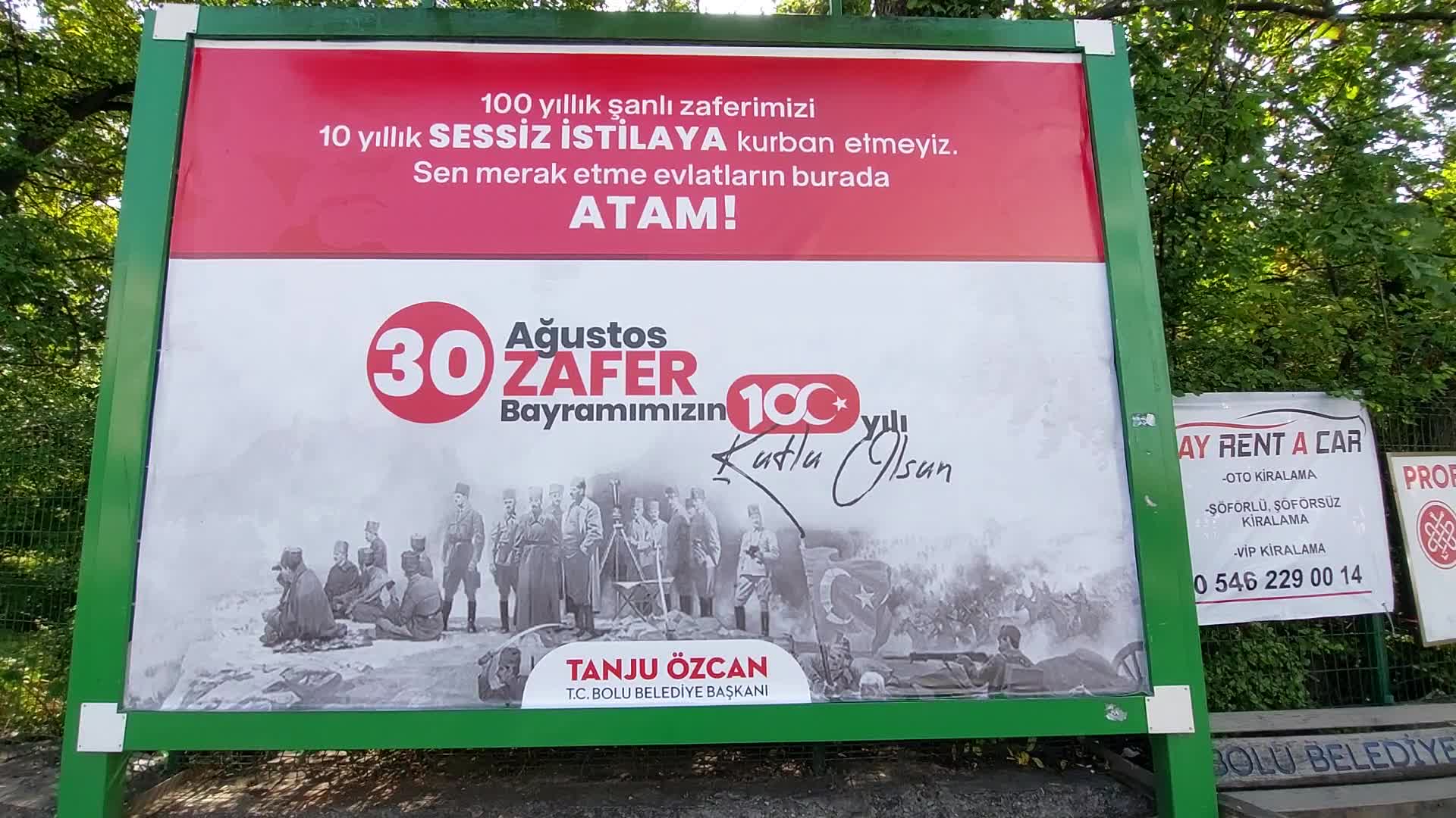 BOLU BELEDİYESİ BAŞKANI ÖZCAN'DAN 30 AĞUSTOS MESAJI