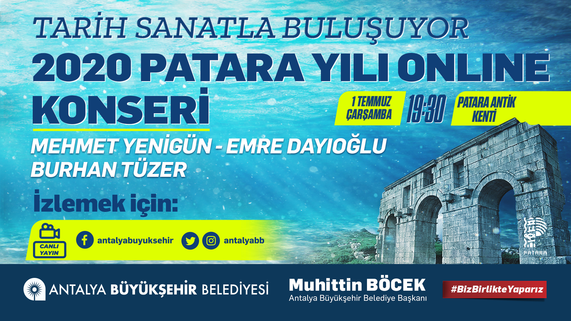 PATARA ANTİK KENTİ'NDE ONLINE KONSER