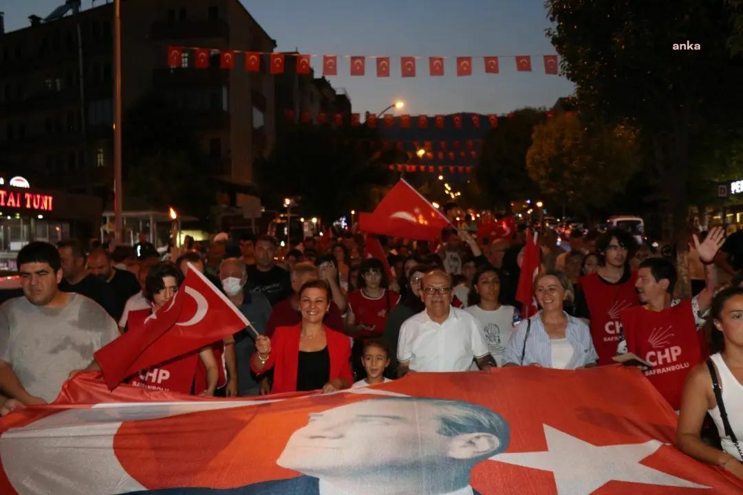 SAFRANBOLU'DA 30 AĞUSTOS, ZAFER YÜRÜYÜŞÜ VE KONSERLERLE KUTLANDI
