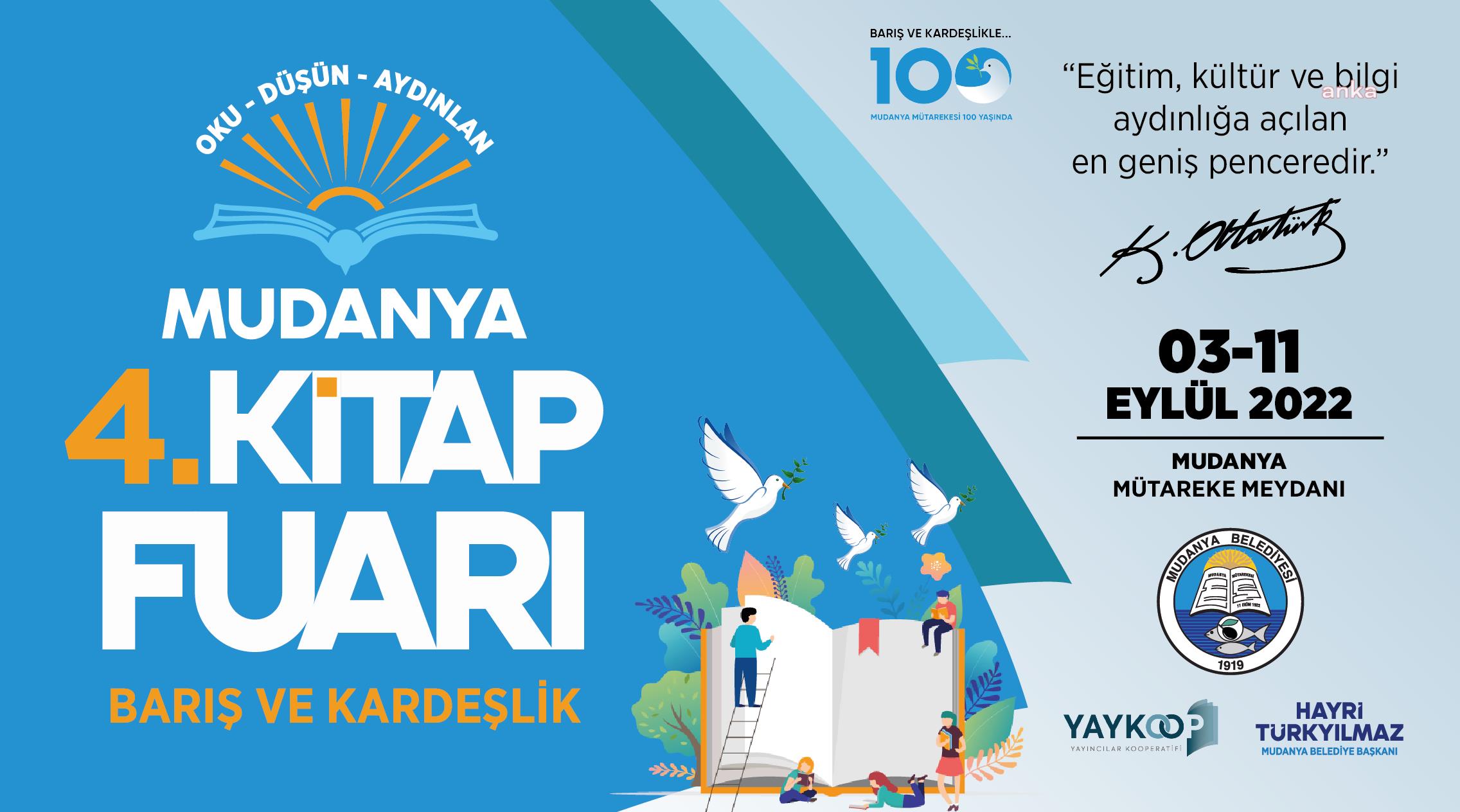 ‘MUDANYA 4. KİTAP FUARI’ İÇİN GERİ SAYIM BAŞLADI