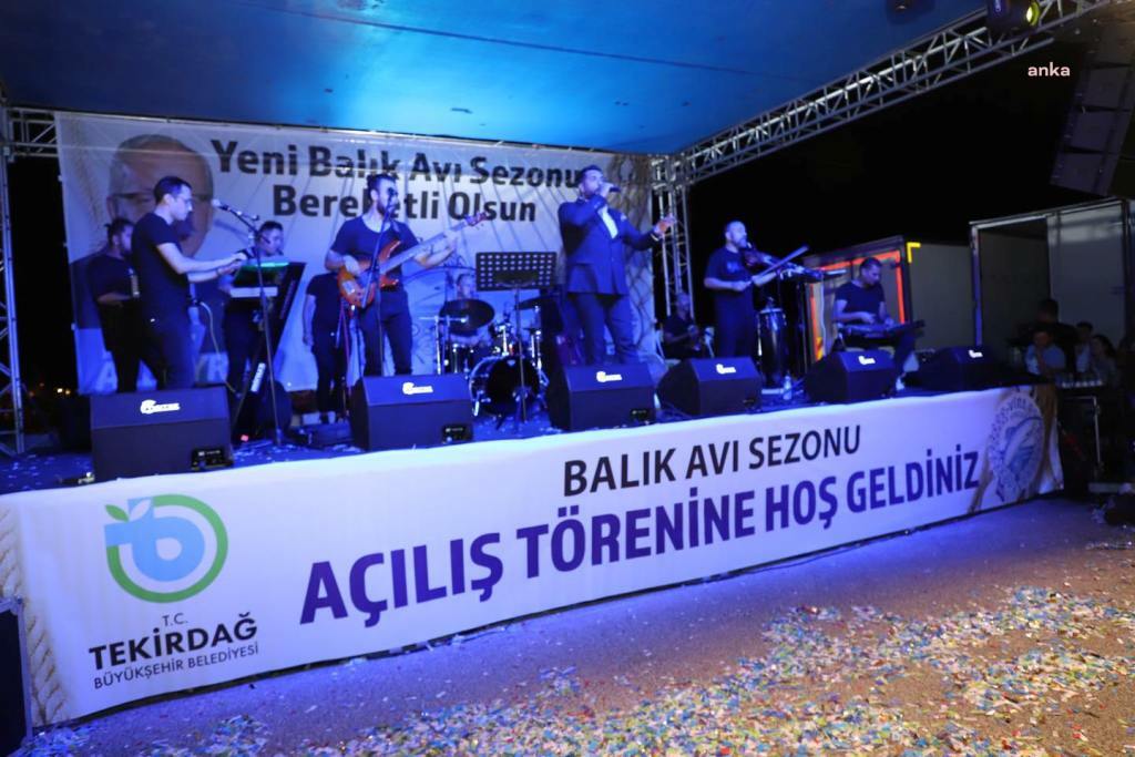 TEKİRDAĞ’DA BALIK AVI SEZONU TÖRENLE AÇILDI