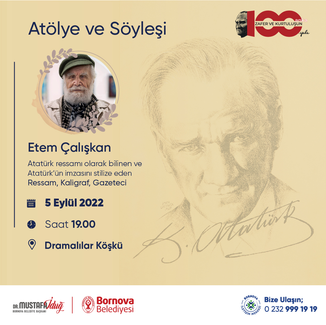 100. YIL ONURUNA ETEM ÇALIŞKAN BORNOVA’DA