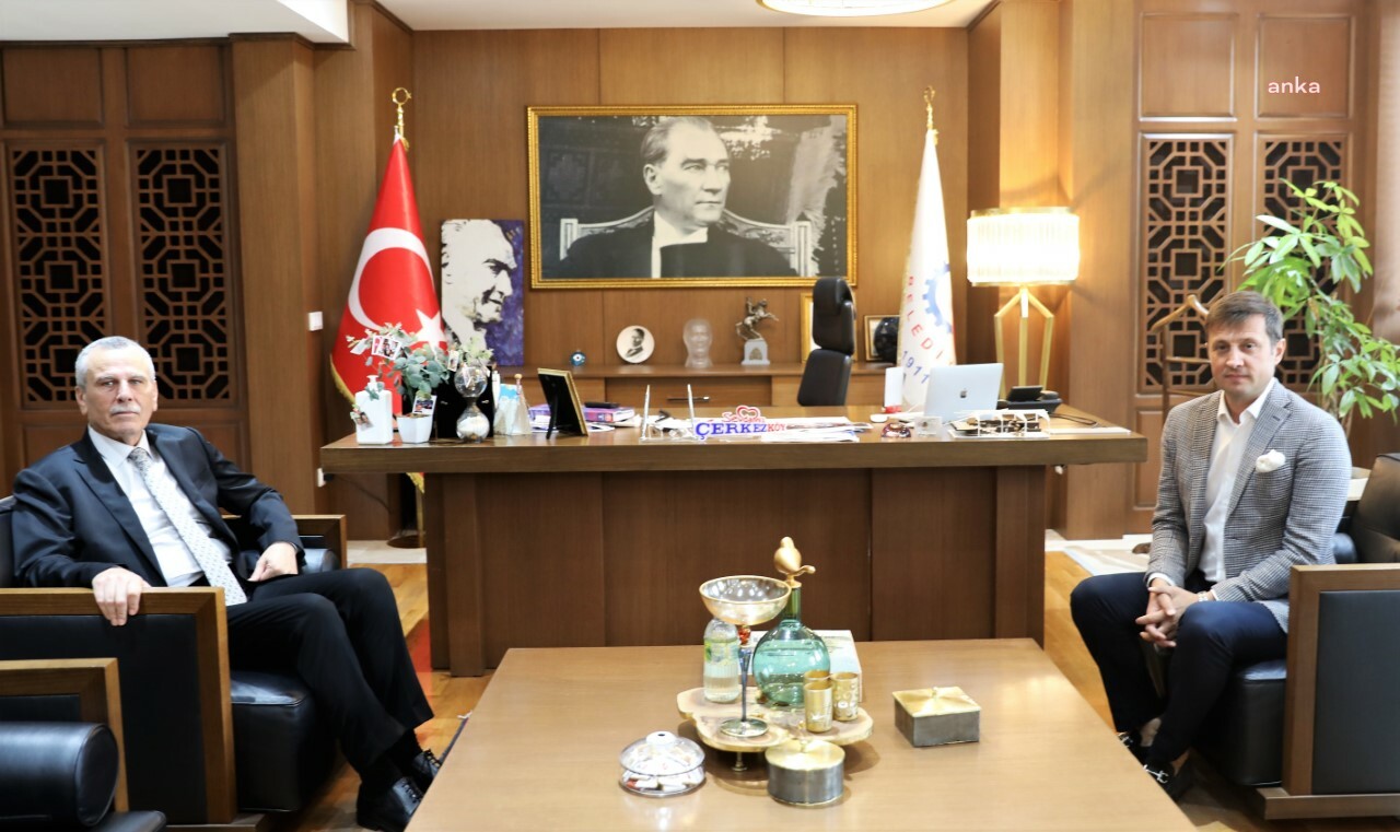ÇERKEZKÖY KAYMAKAMI GÜNLÜ’DEN ÇERKEZKÖY BELEDİYESİ’NE ZİYARET