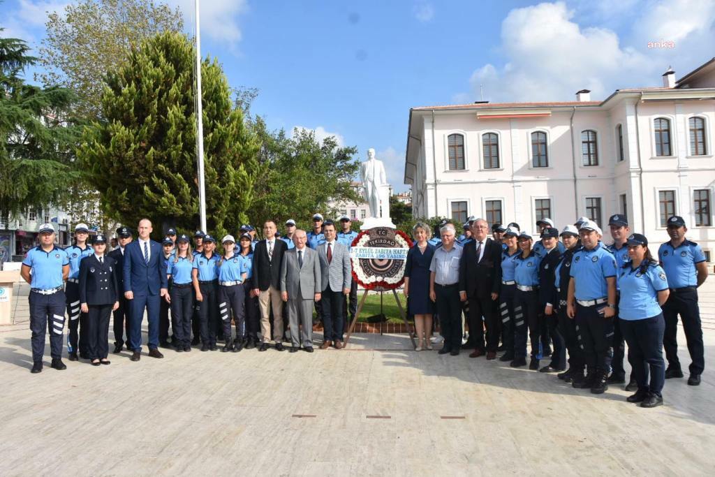 TEKİRDAĞ'DA ZABITA HAFTASI TÖRENLE KUTLANDI
