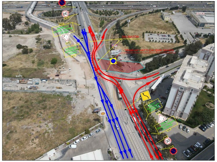 ÇİĞLİ TRAMVAY HATTINDA YOĞUN MESAİ