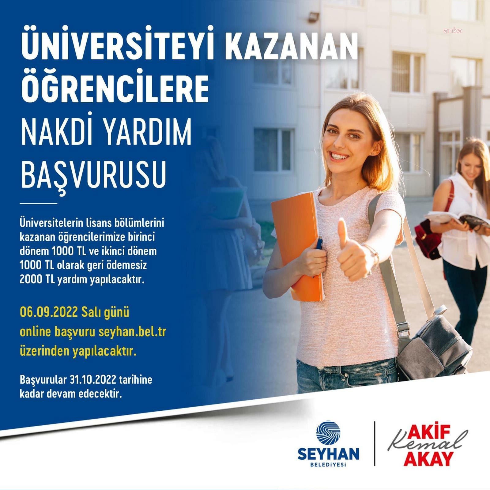 SEYHAN’DA EĞİTİM YARDIMI BAŞVURULARI BAŞLADI