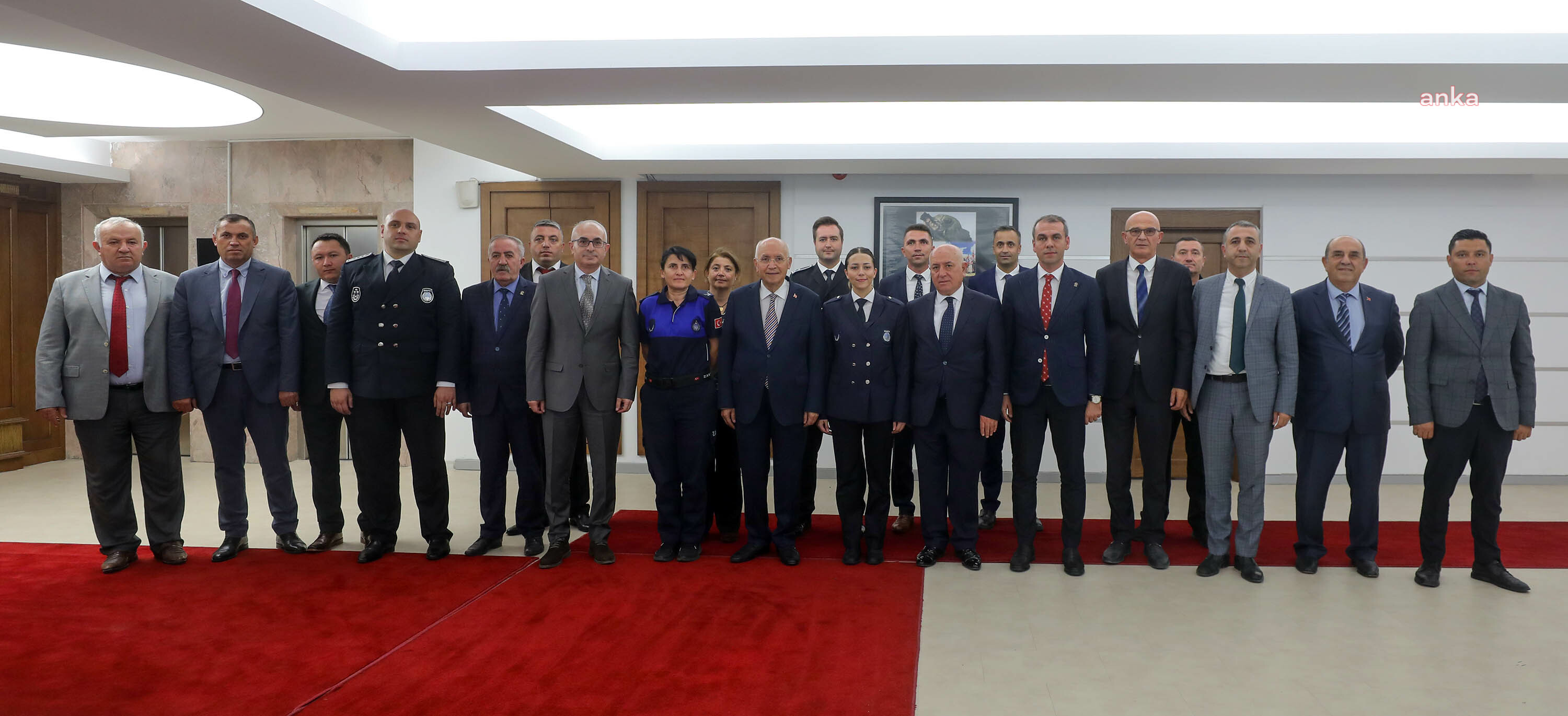 ANKARA BÜYÜKŞEHİR ZABITASINDAN YENİMAHALLE BELEDİYE BAŞKANI YAŞAR’A ZİYARET