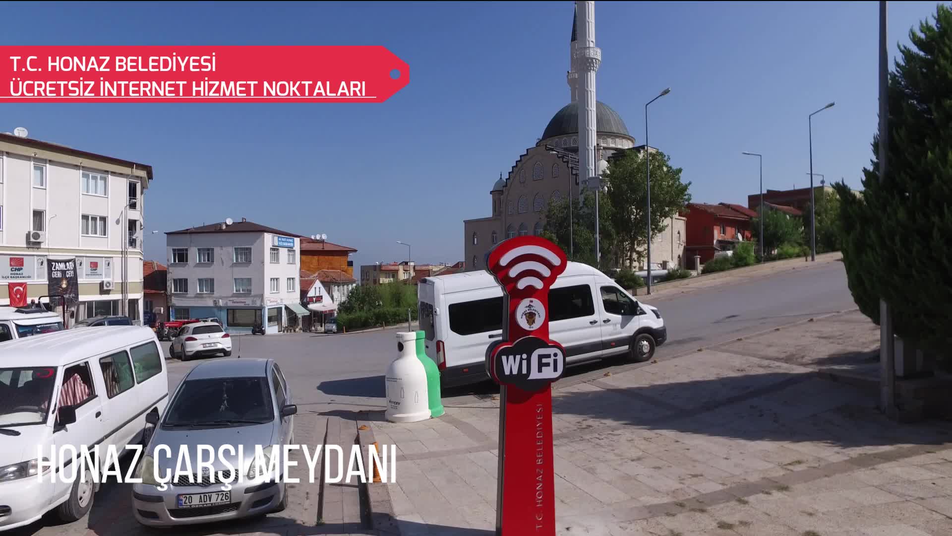 HONAZ BELEDİYESİNDEN ÜCRETSİZ KABLOSUZ İNTERNET HİZMETİ