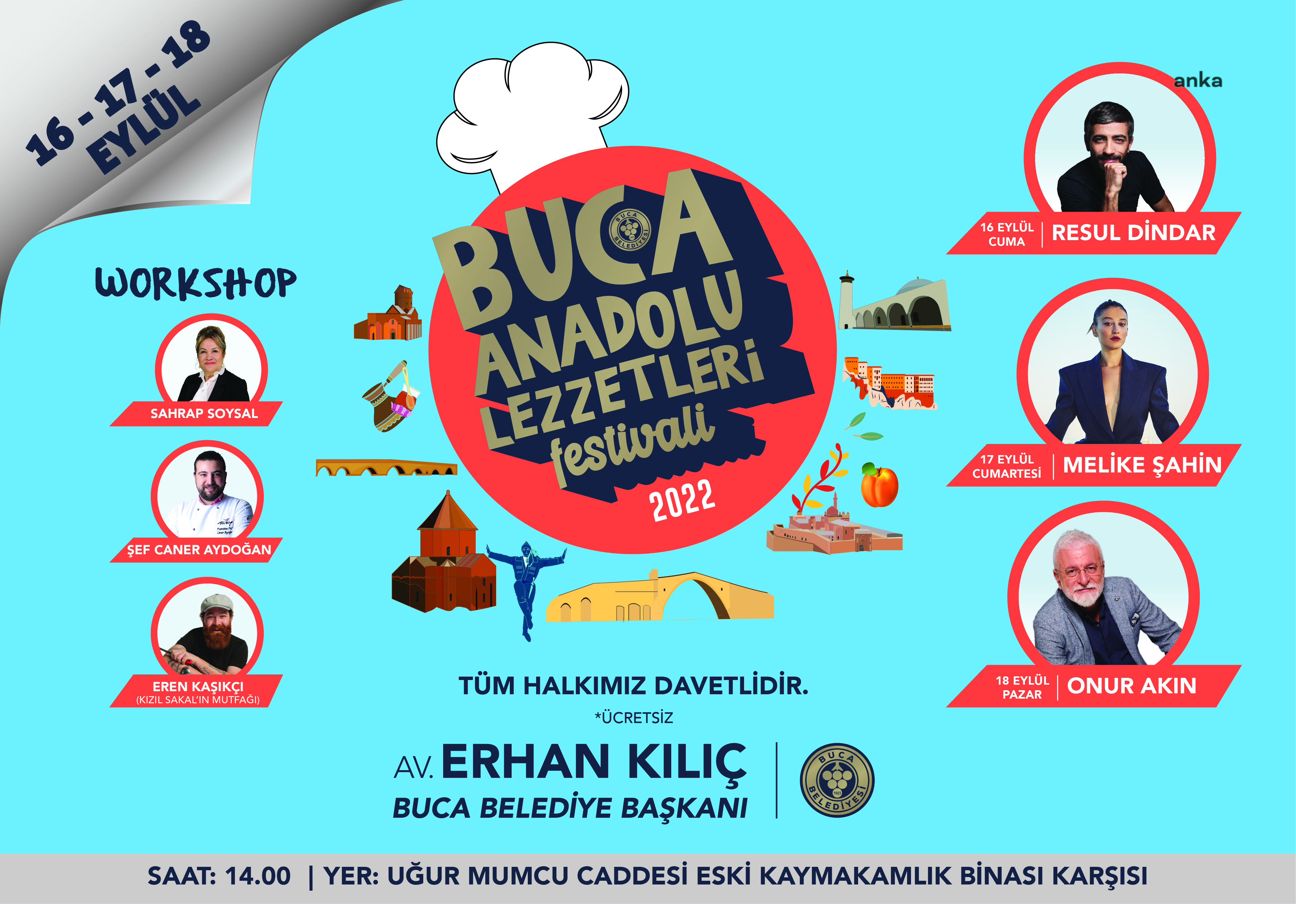 BUCA ANADOLU LEZZETLERİ FESTİVALİ BAŞLIYOR