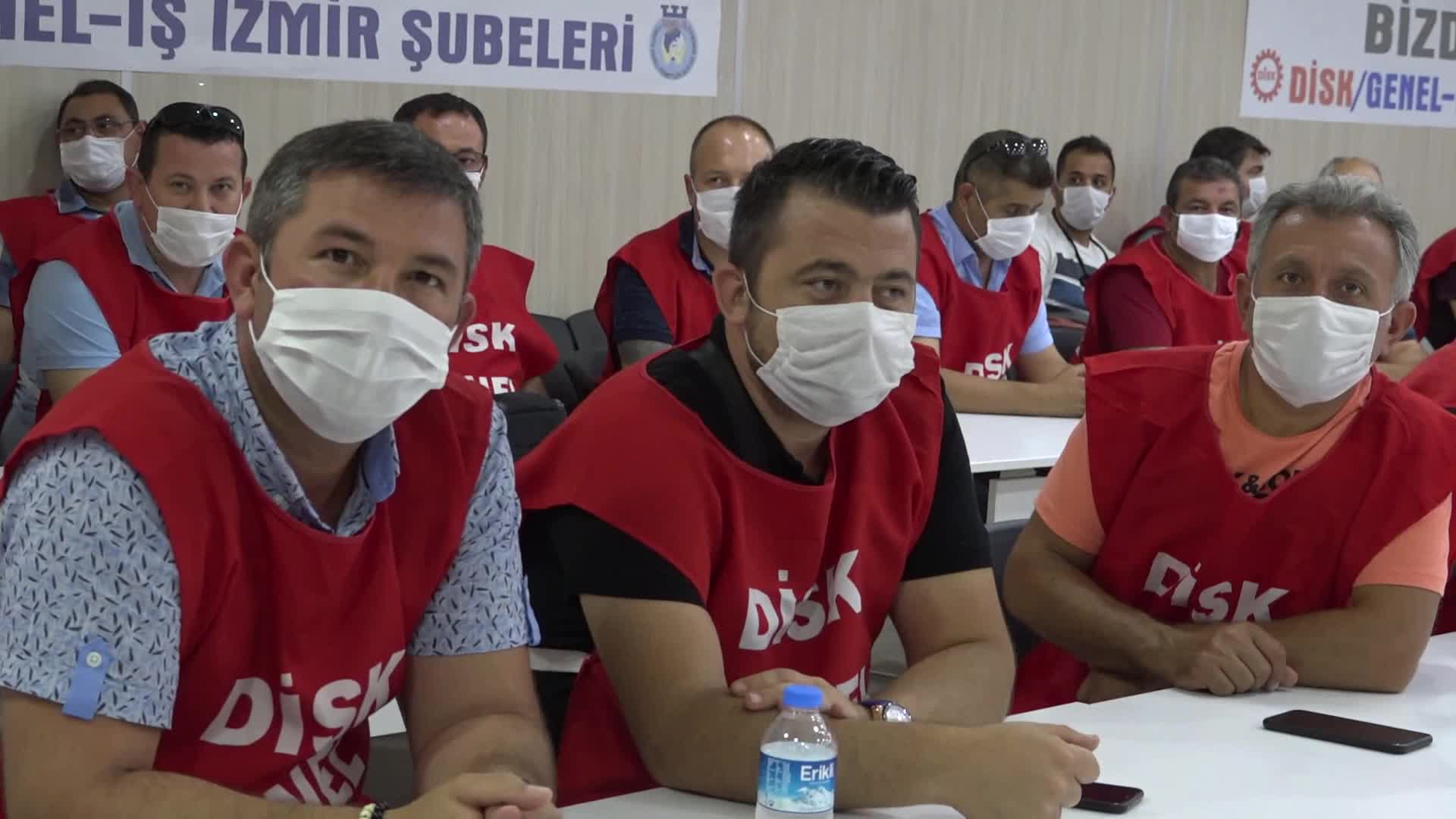 DİSK'TEN TUNÇ SOYER'E DESTEK: "ASLA YALNIZ YÜRÜMEYECEKSİNİZ"