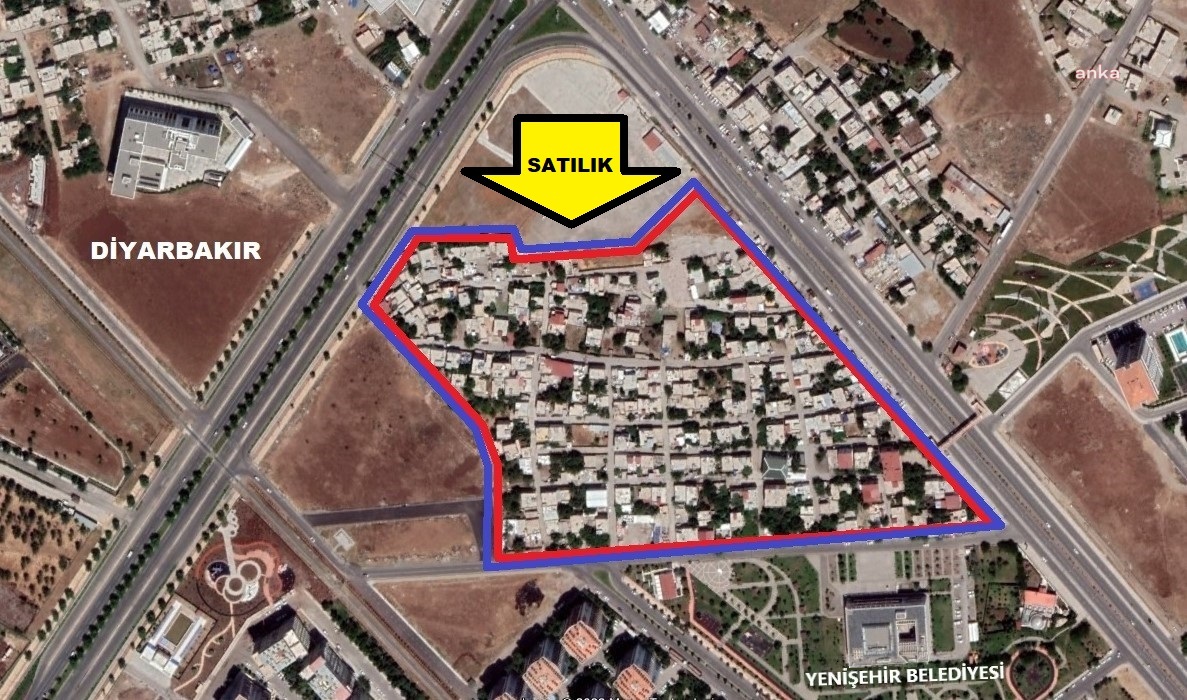 DİYARBAKIR’DA KAYYUMLA YÖNETİLEN BELEDİYEDEN SATILIK MAHALLE