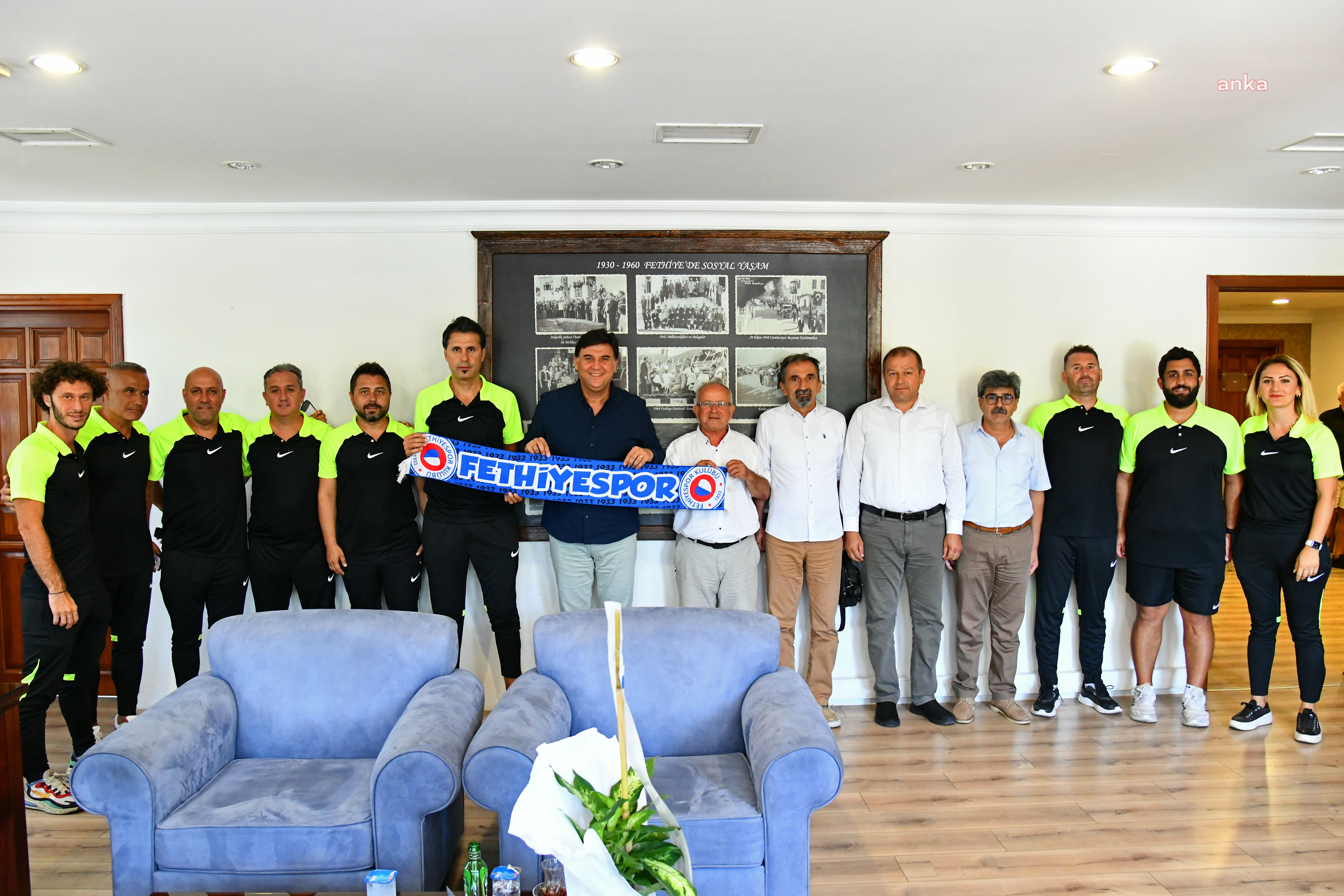 FETHİYESPOR’DAN BELEDİYE BAŞKANI KARACA’YA ZİYARET
