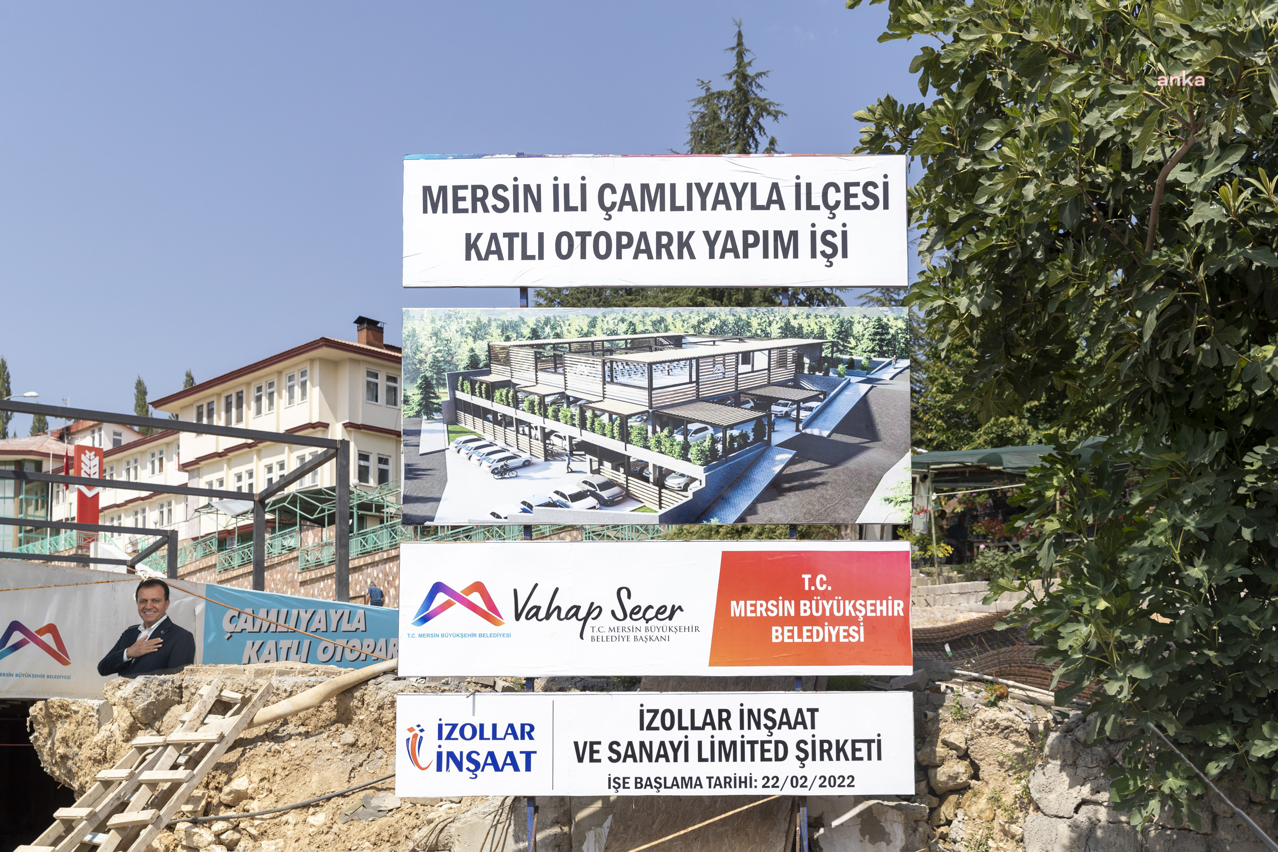 MERSİN BÜYÜKŞEHİR, ÇAMLIYAYLA’NIN TRAFİK SORUNUNU ÇÖZÜYOR
