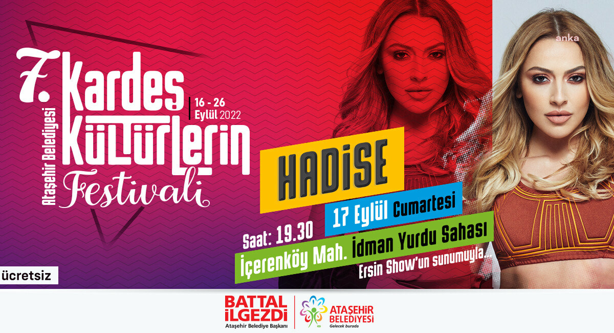 ATAŞEHİR’DE “KARDEŞ KÜLTÜRLERİN FESTİVALİ” 16 EYLÜL’DE BAŞLIYOR